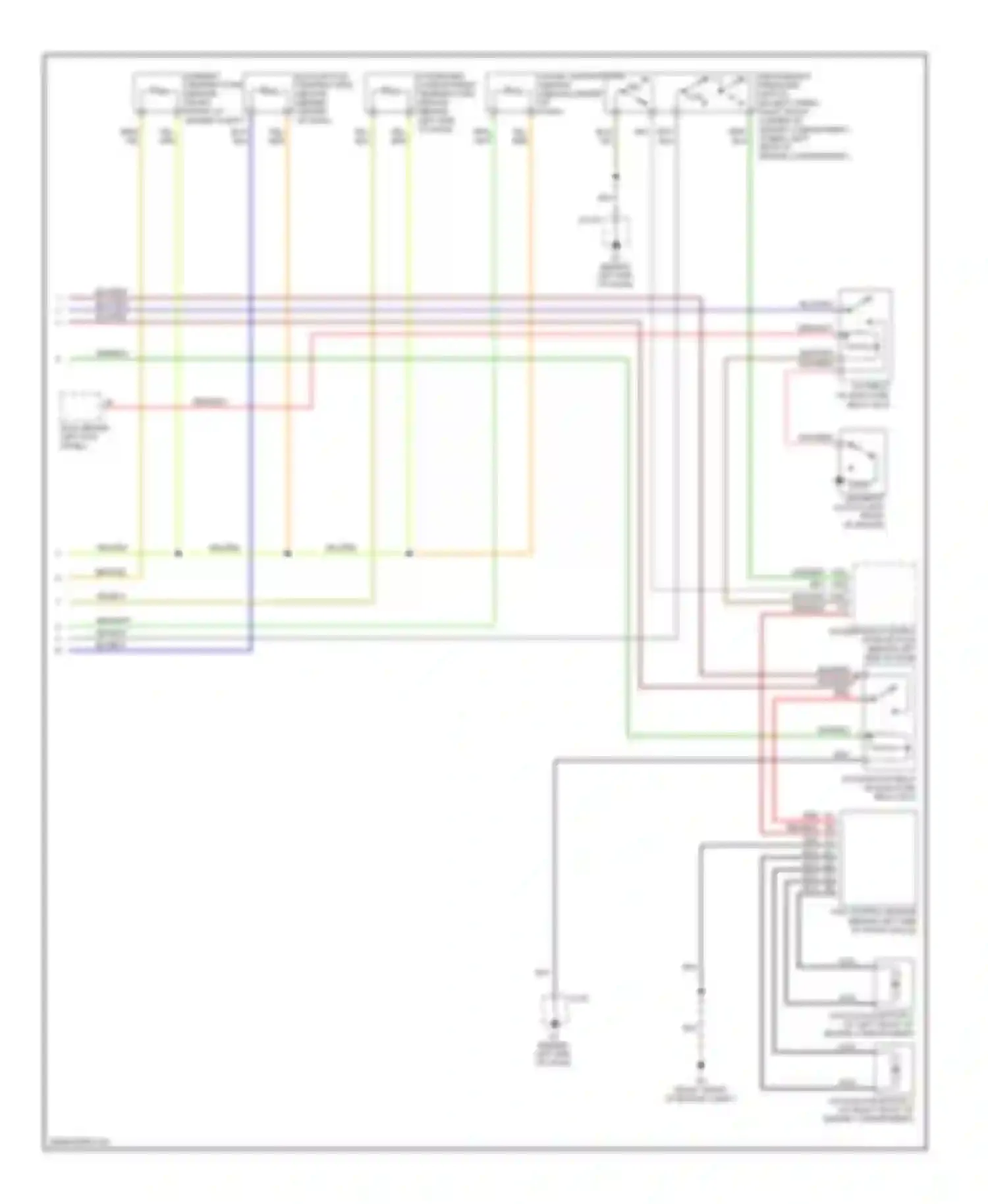 Wiring diagram yel/blk for Mazda 6 GG facelift (2005-2008) (6 of 26)