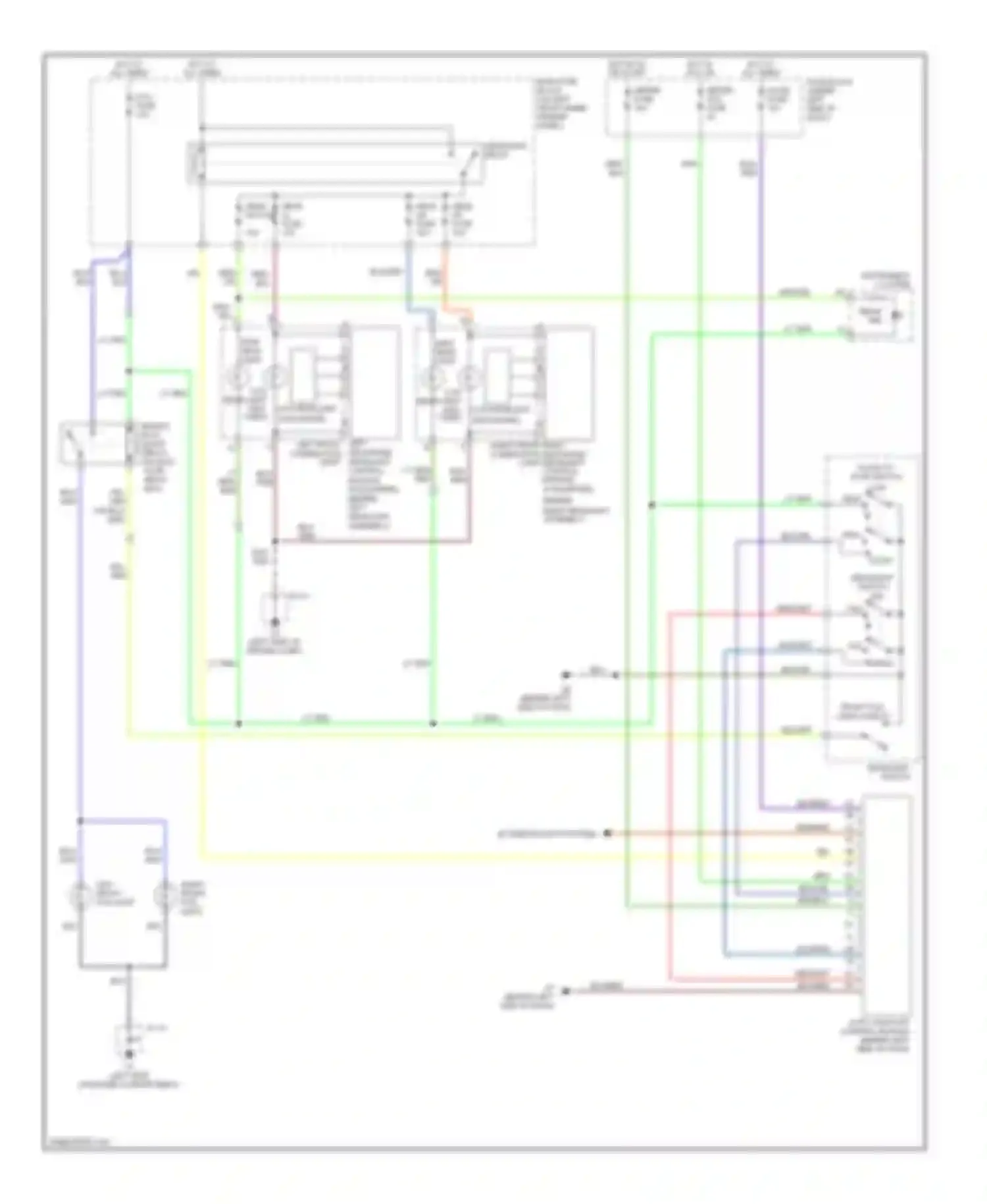 Wiring diagram yel/grn for Mazda 6 GG facelift (2005-2008) (24 of 28)