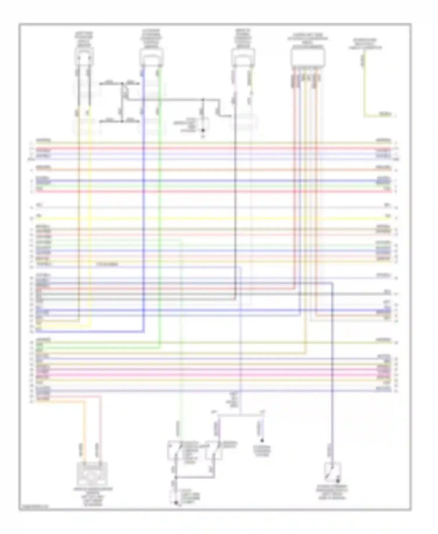 6 Mazda GG (2002-2005): Wiring diagram engine performance 2.3l (3 of 4)