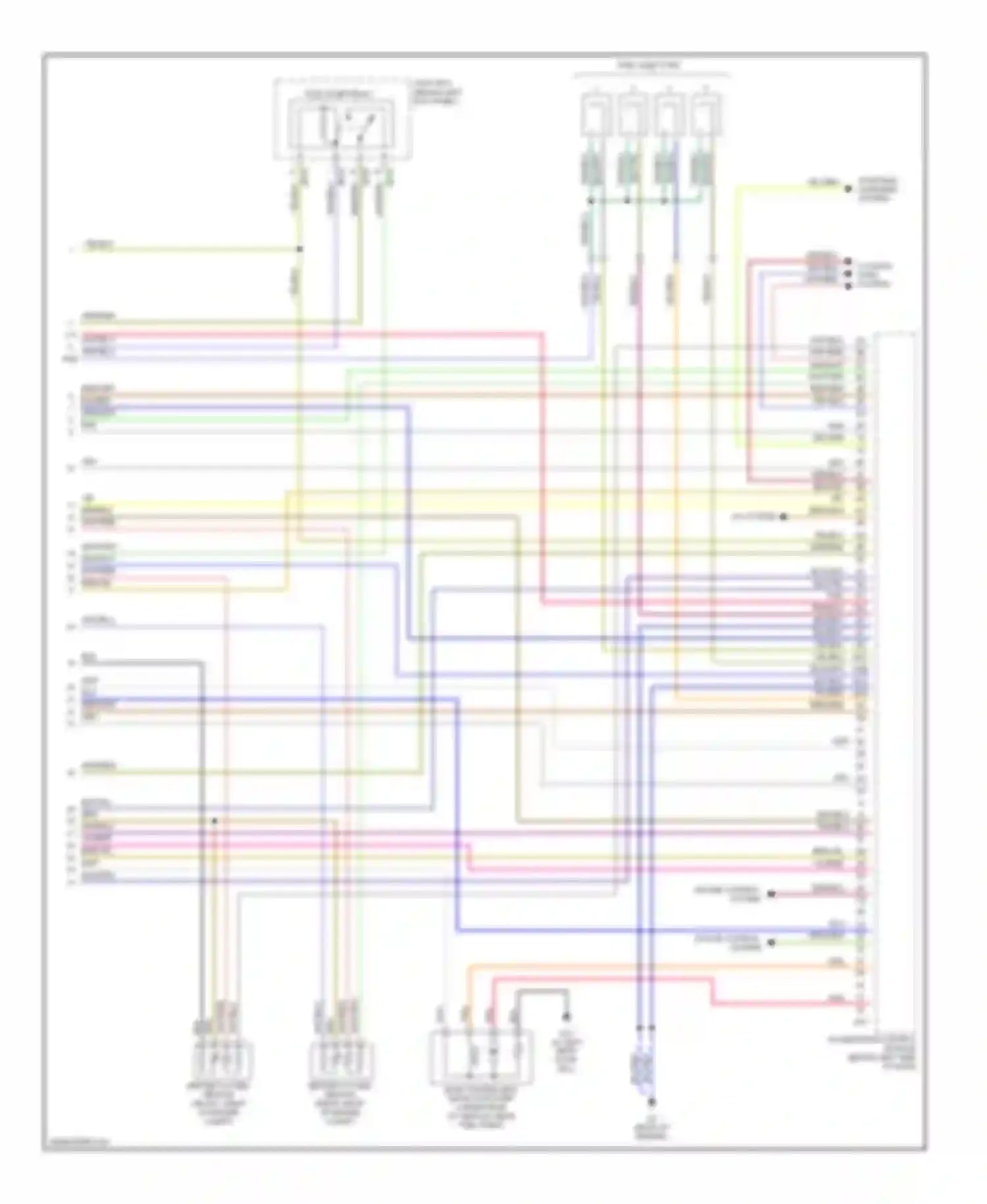 6 Mazda GG (2002-2005): Wiring diagram engine performance 2.3l (4 of 4)