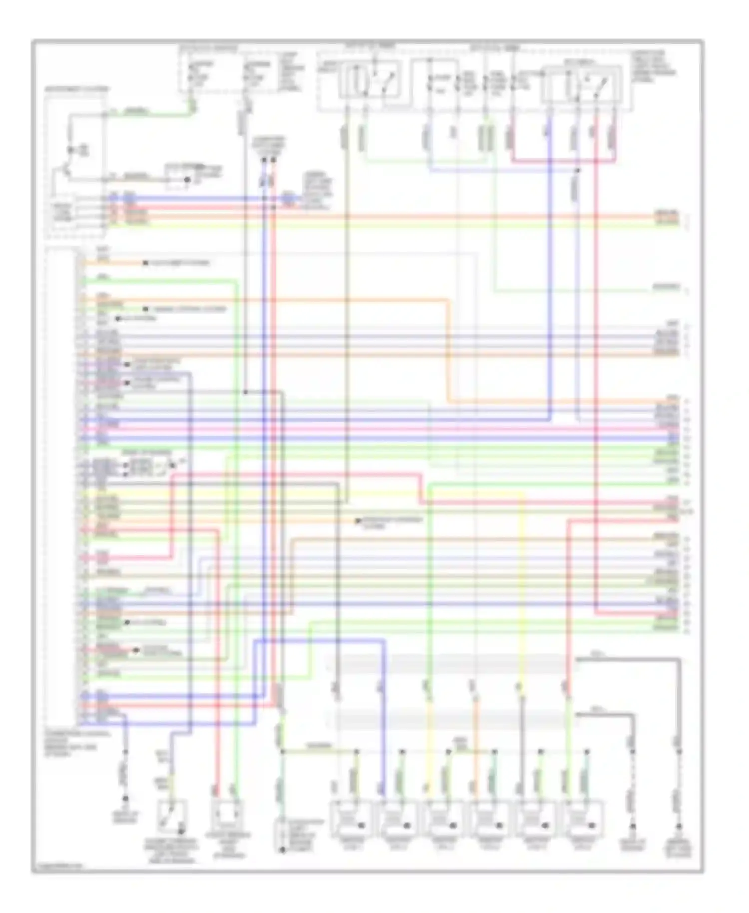 6 Mazda GG (2002-2005): Wiring diagram engine performance 3.0l (1 of 4)