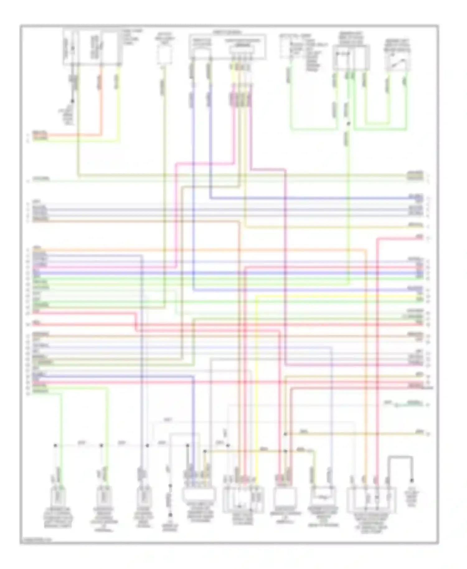 6 Mazda GG (2002-2005): Wiring diagram engine performance 3.0l (2 of 4)