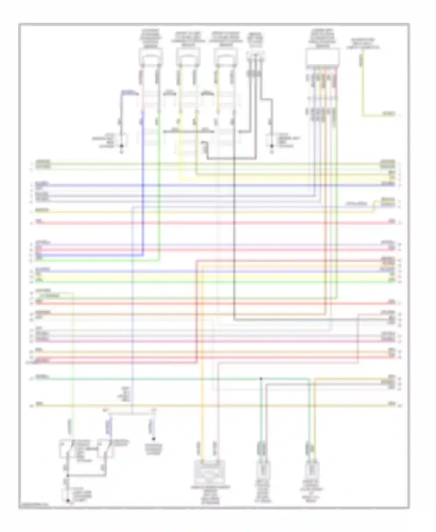 6 Mazda GG (2002-2005): Wiring diagram engine performance 3.0l (3 of 4)