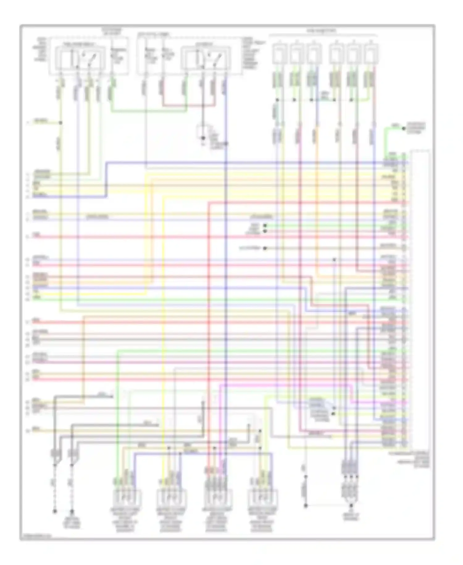 6 Mazda GG (2002-2005): Wiring diagram engine performance 3.0l (4 of 4)