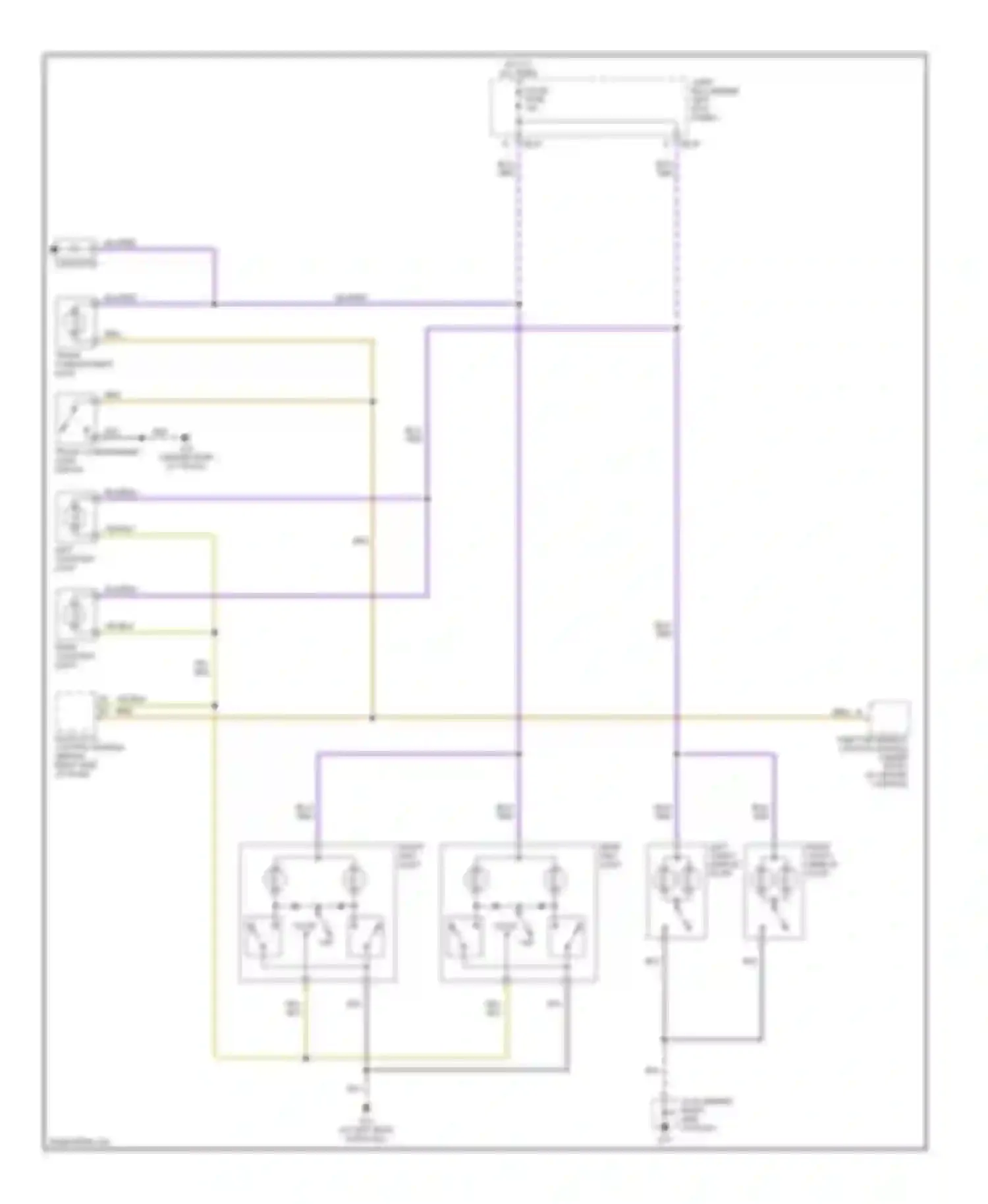 6 Mazda GG (2002-2005): Courtesy lamps circuit
