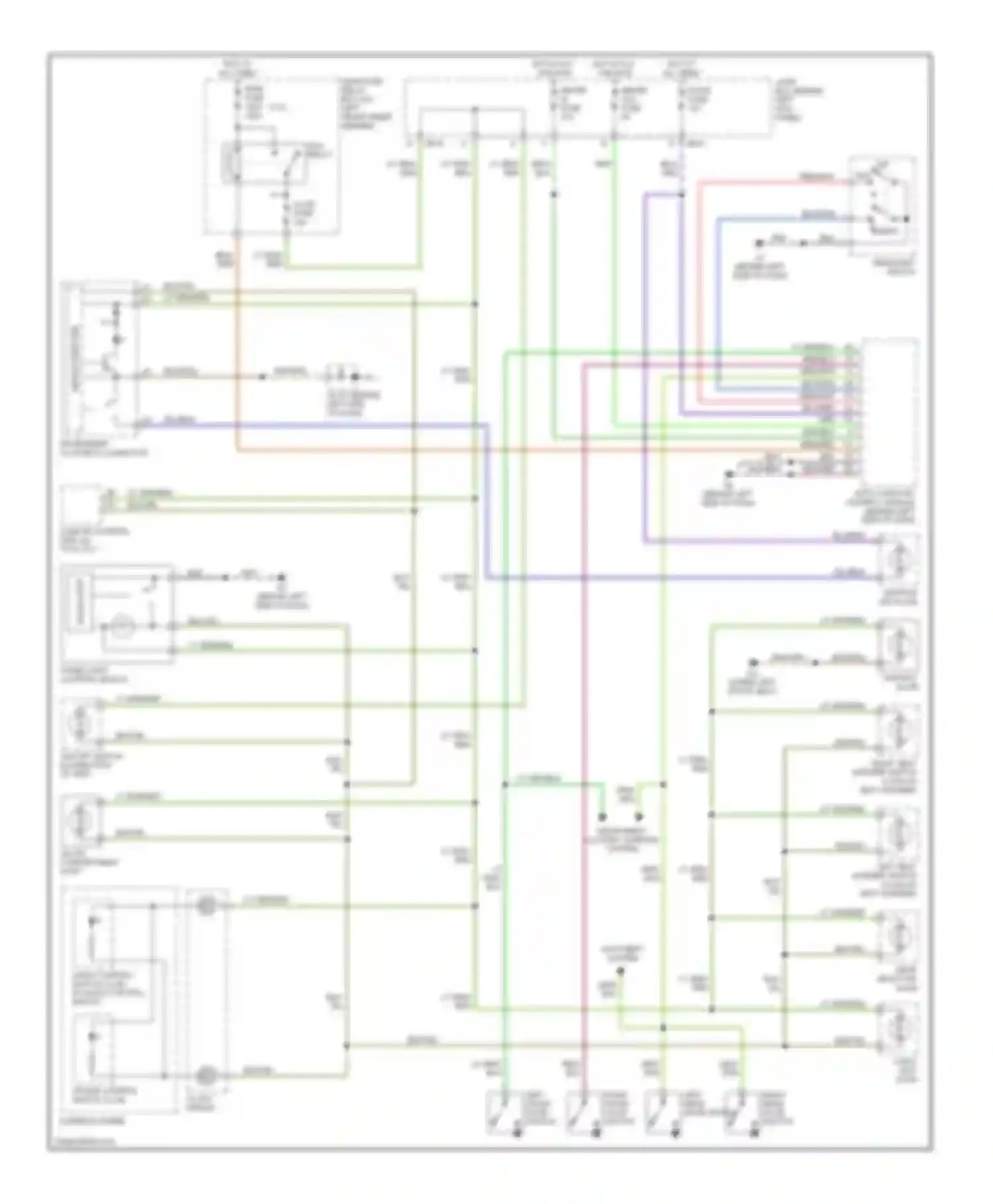6 Mazda GG (2002-2005): Instrument illumination circuit