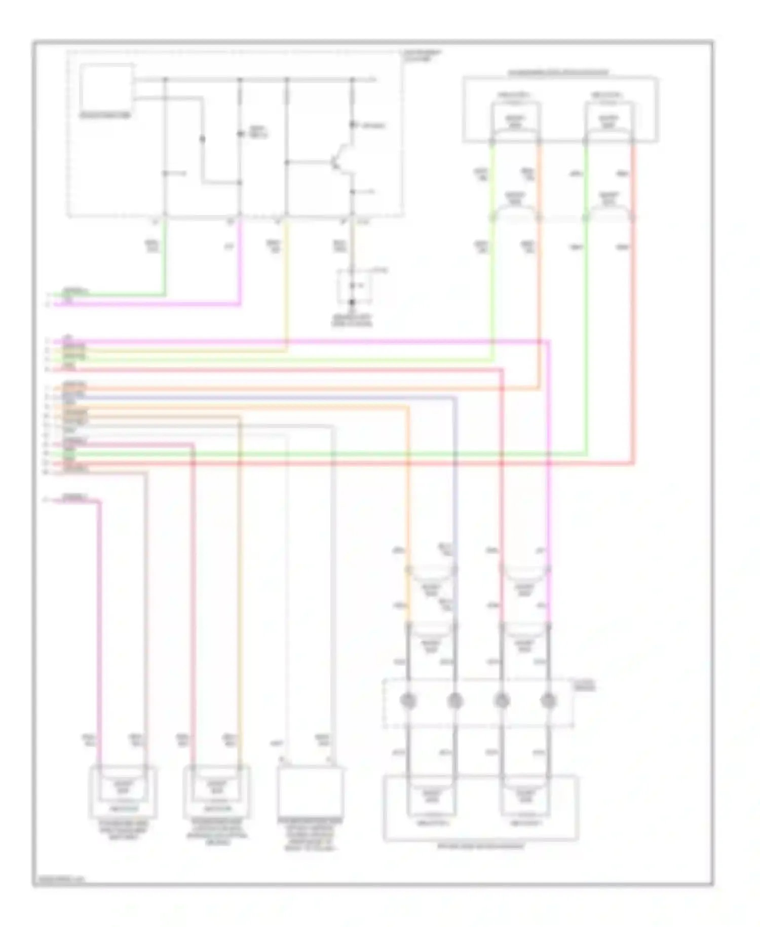 6 Mazda GG (2002-2005): Supplemental restraints circuit (2 of 2)