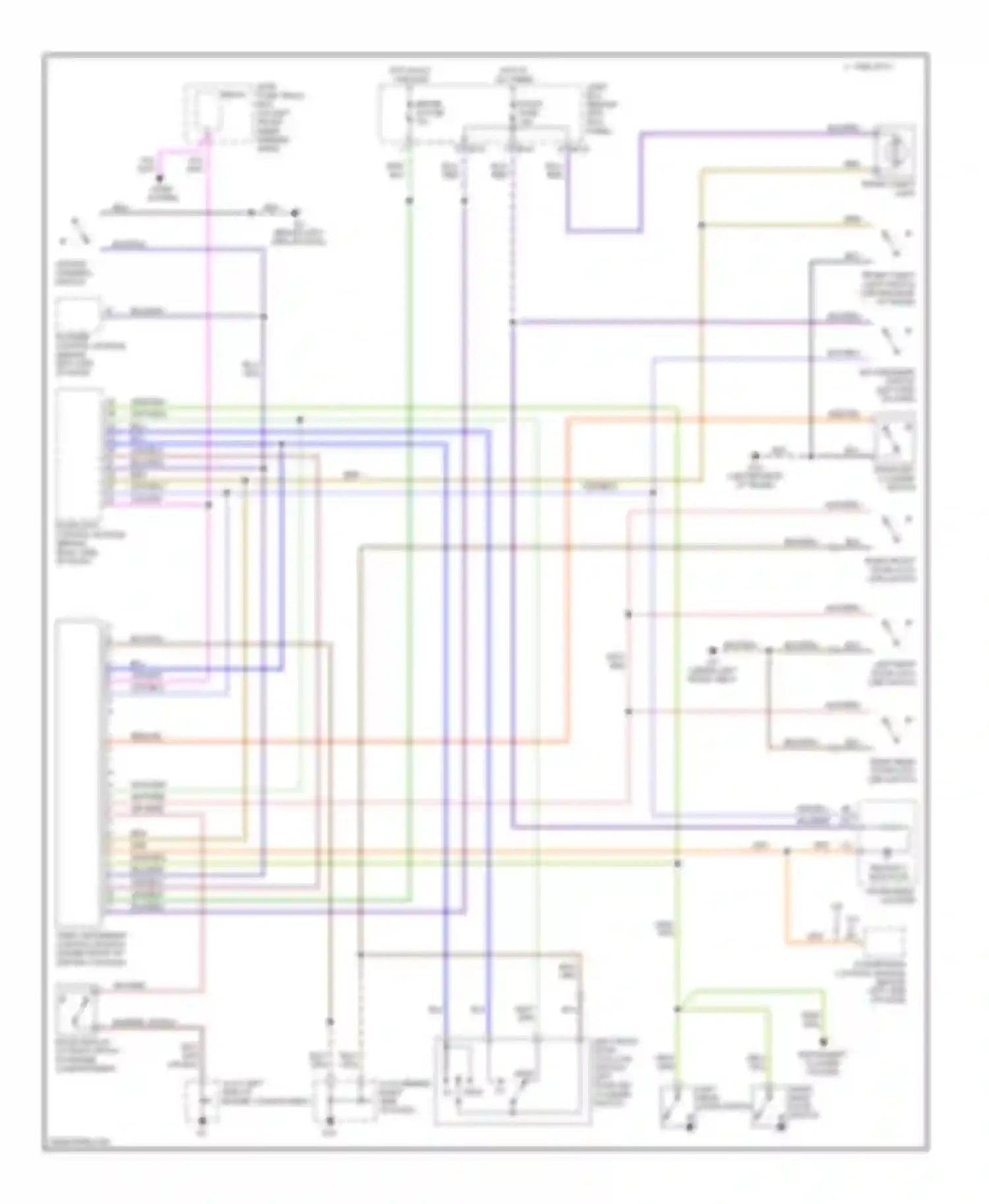 Wiring diagram blk/org for Mazda 6 GG (2002-2005) (7 of 21)