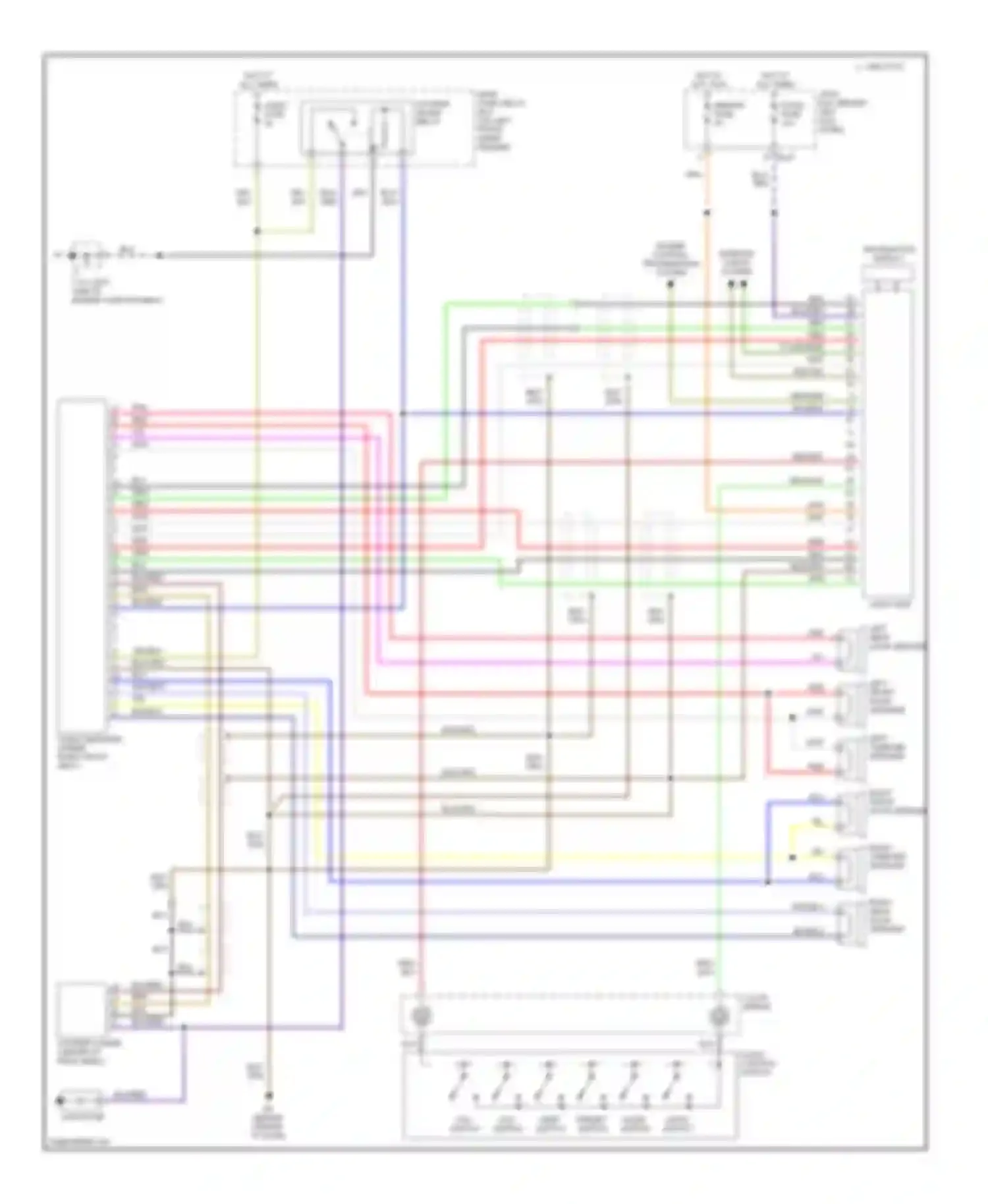 Wiring diagram blu/red for Mazda 6 GG (2002-2005) (20 of 23)