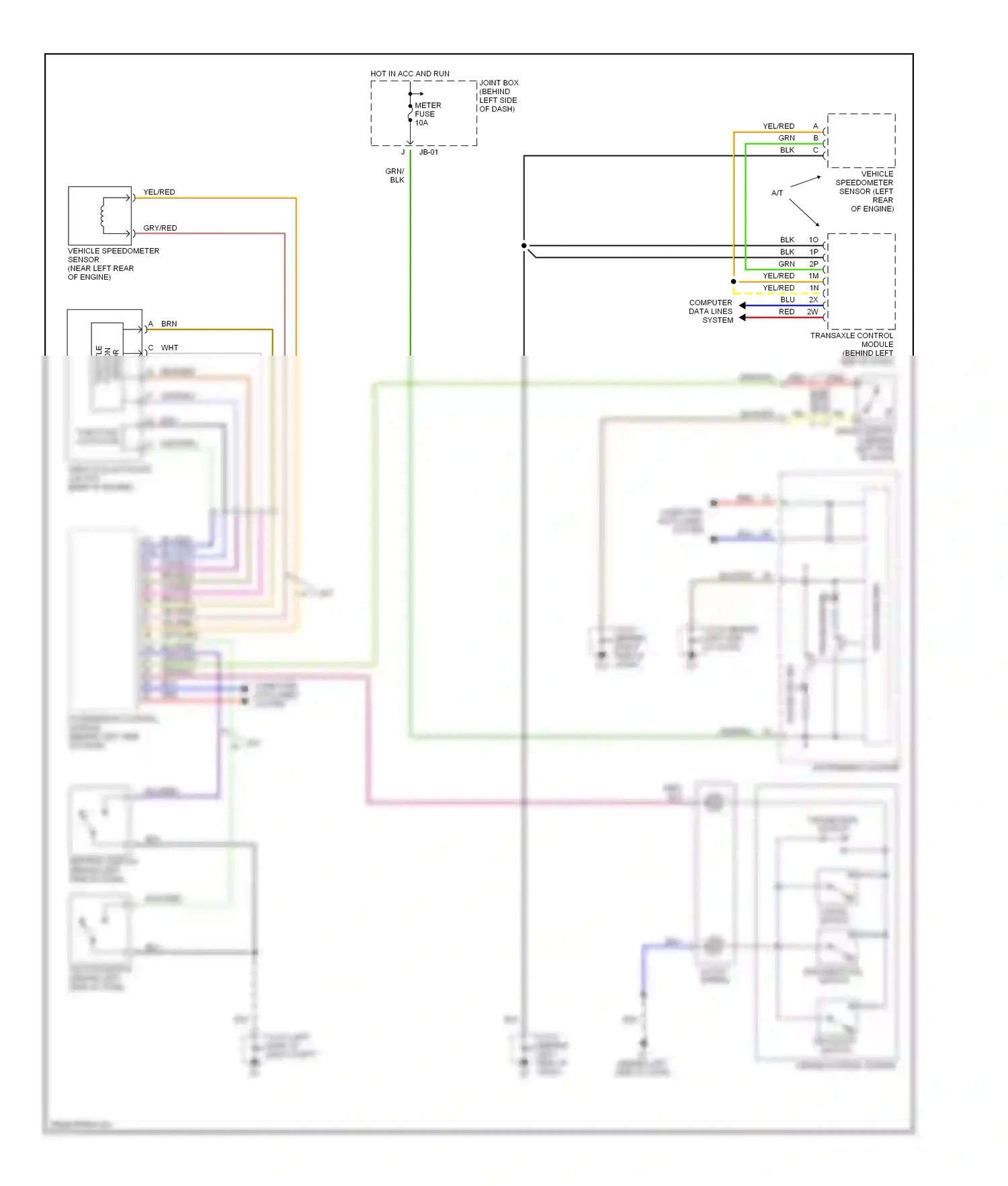 Mazda 6 GG (2002-2005) brn/blk wiring diagram  (1 of 7)