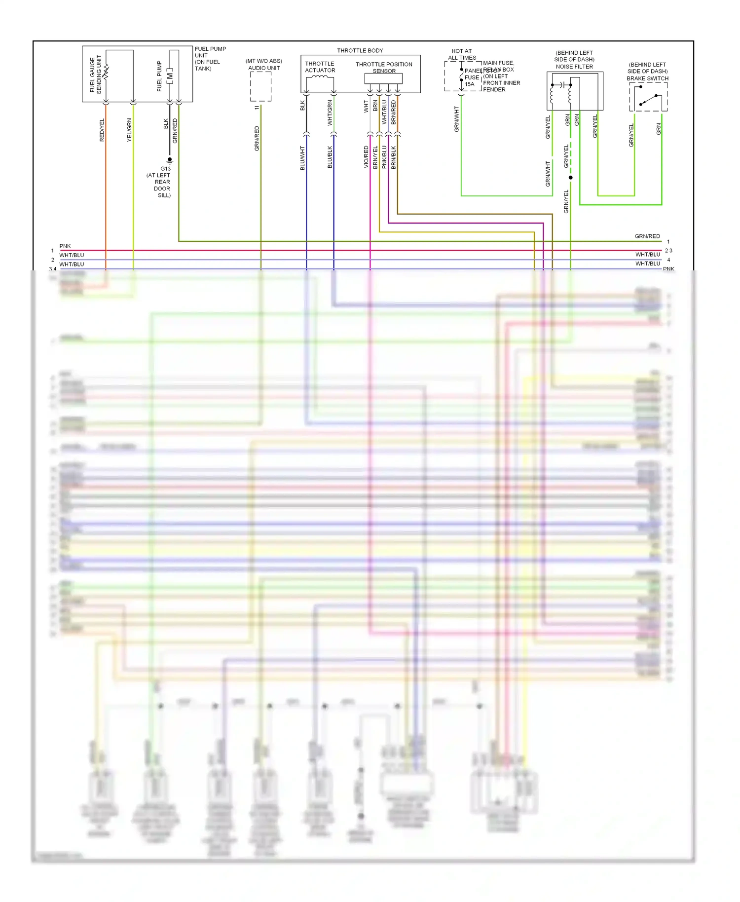 Mazda 6 GG (2002-2005) wht wiring diagram  (10 of 34)