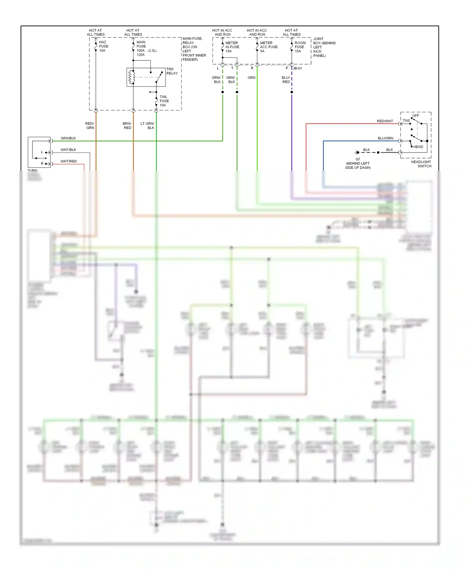 Mazda 6 GG (2002-2005) wht wiring diagram  (11 of 34)