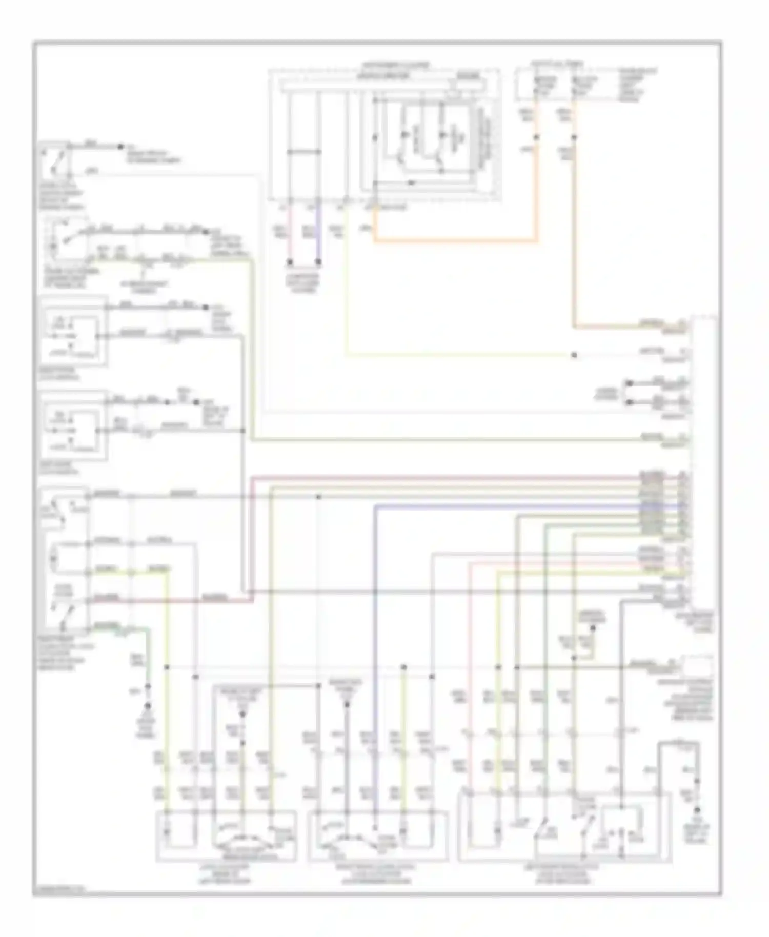 6 Mazda GH facelift (2009-2013): Door lock circuit