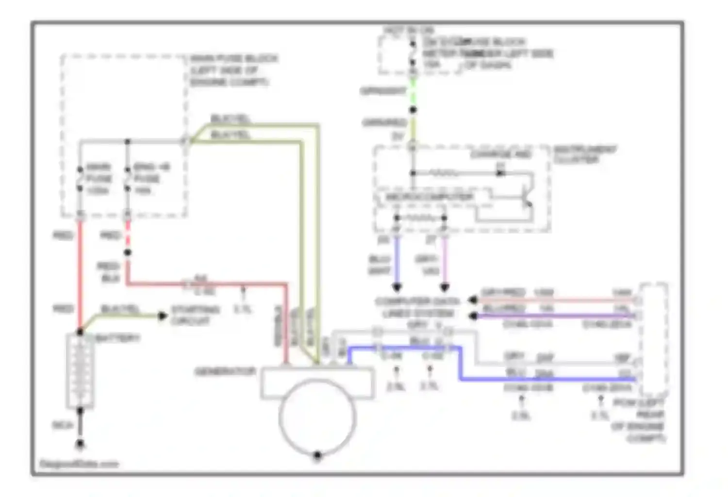 6 Mazda GH facelift (2009-2013): Charging circuit