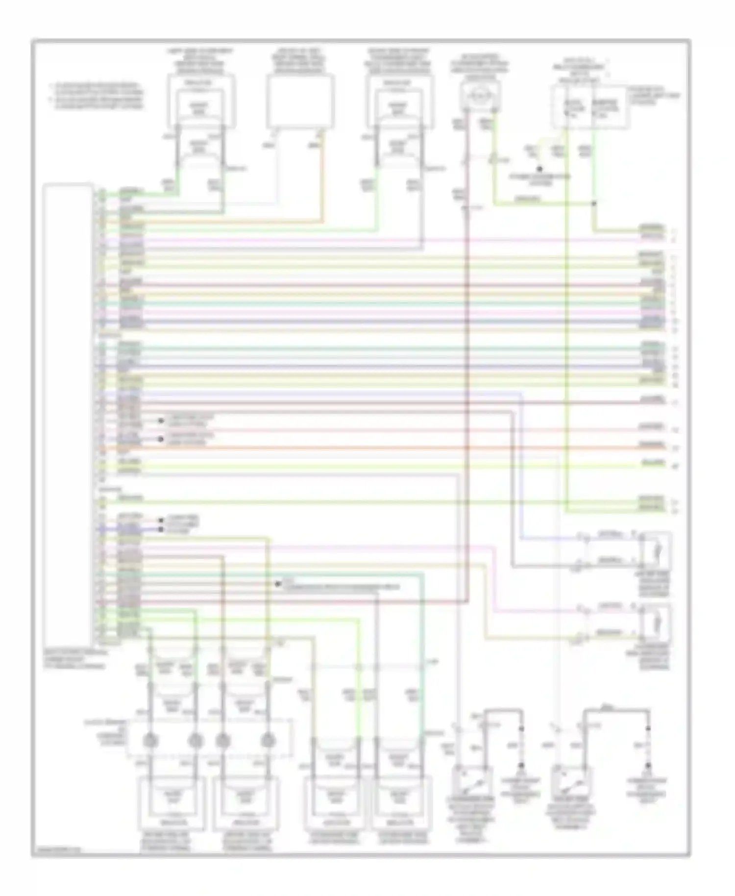 6 Mazda GH facelift (2009-2013): Supplemental restraints circuit (1 of 2)