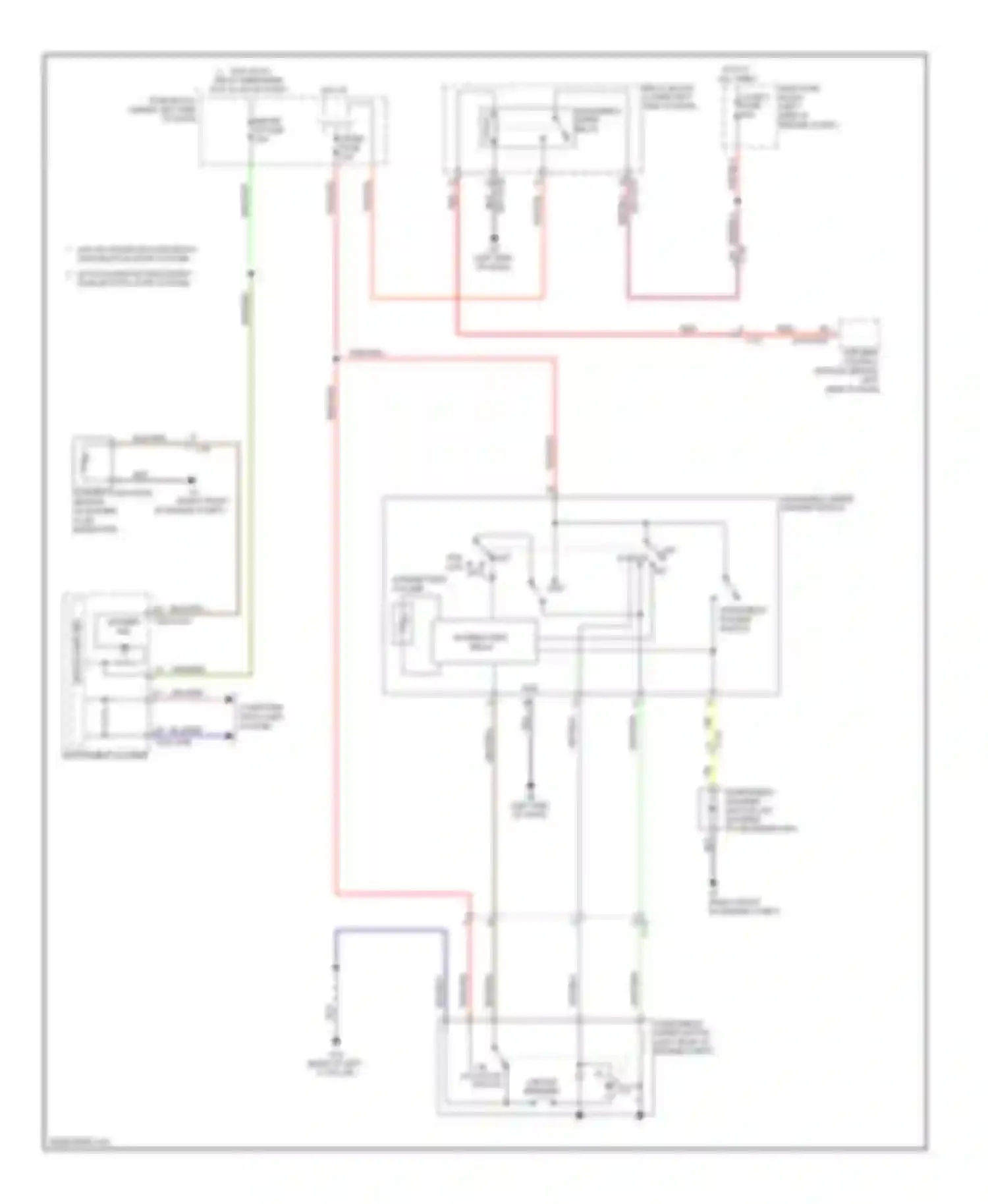 6 Mazda GH facelift (2009-2013): Wiper/washer circuit, without auto wiper system