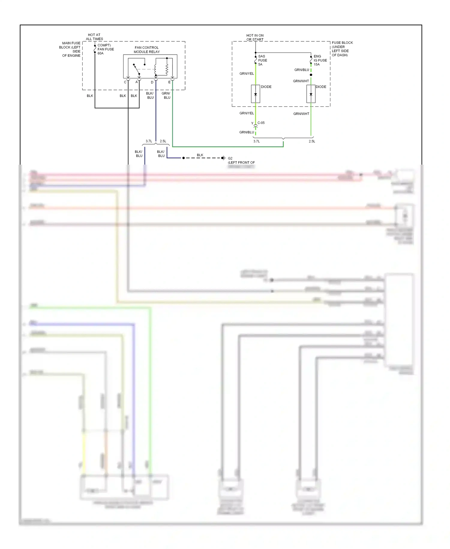Mazda 6 GH facelift (2009-2013) 0740-104 wiring diagram  (2 of 2)