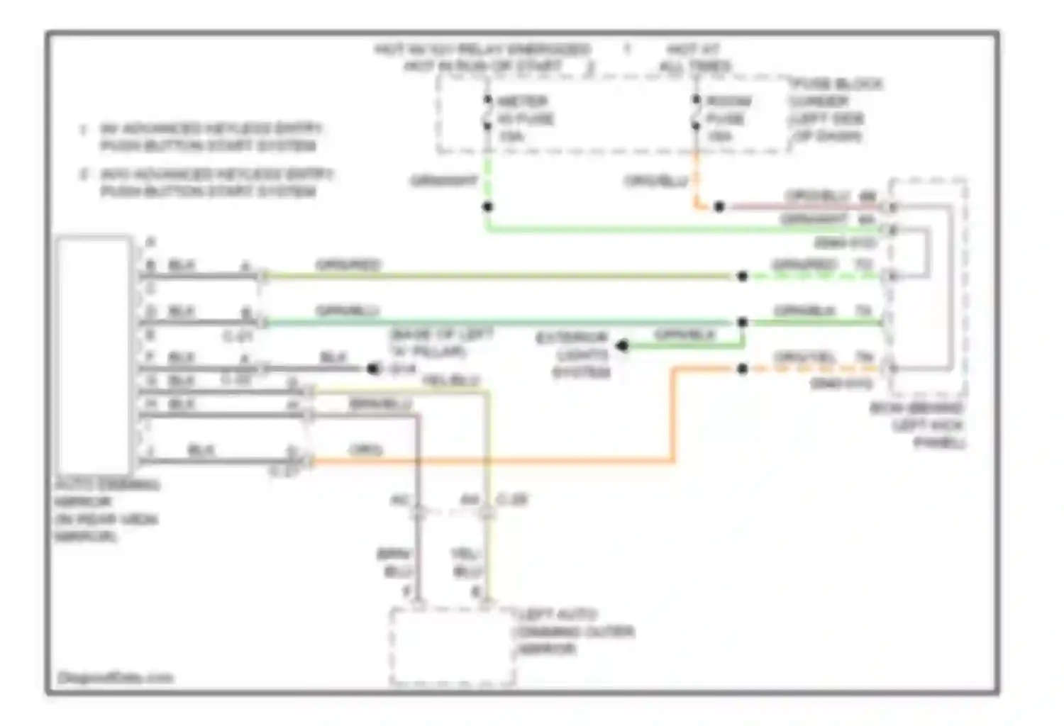 Wiring diagram blk for Mazda 6 GH facelift (2009-2013) (41 of 76)