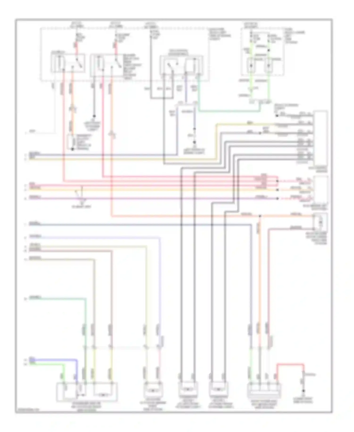 Wiring diagram blk/red for Mazda 6 GH facelift (2009-2013) (4 of 43)