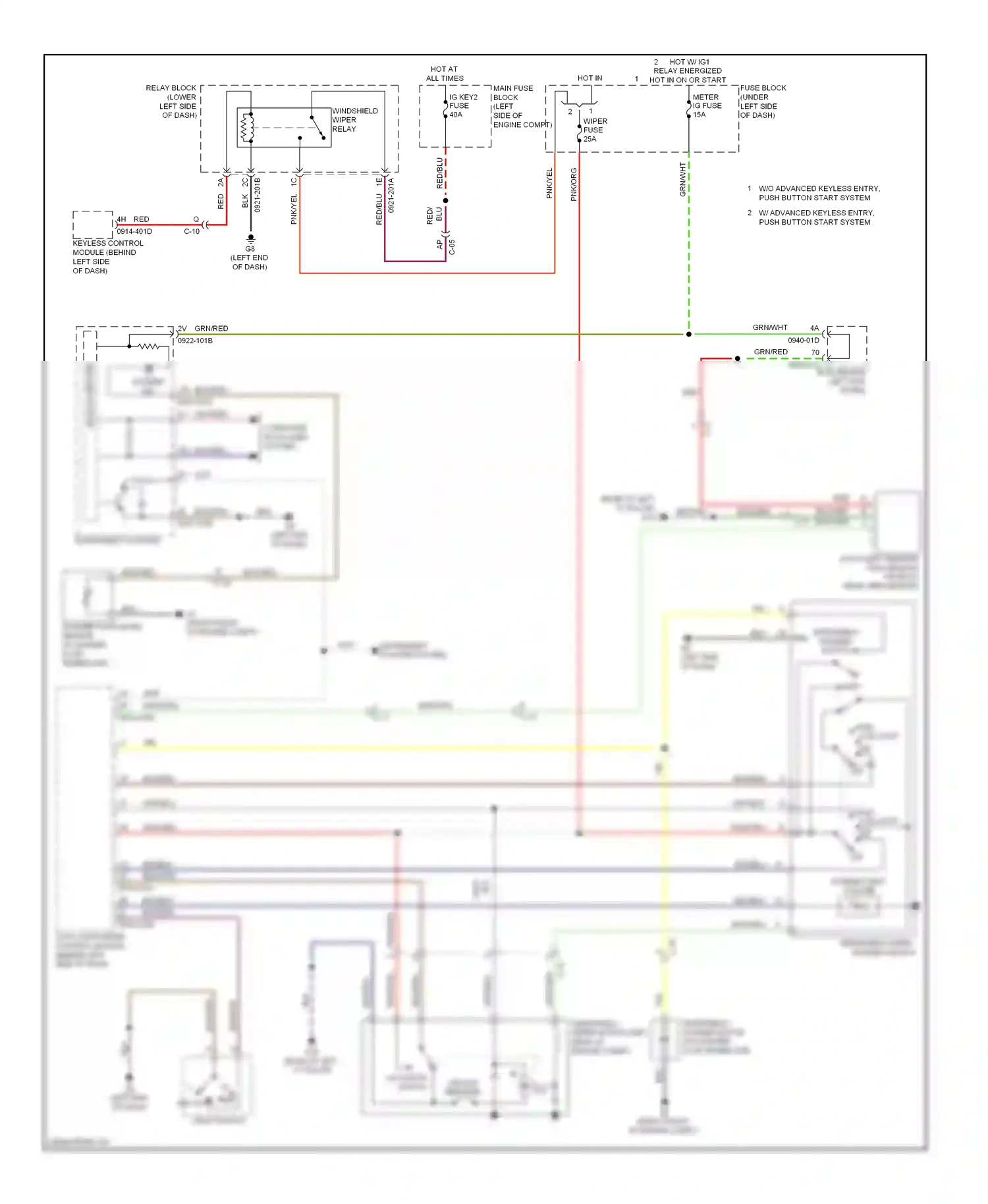 Mazda 6 GH facelift (2009-2013) blu red/ wiring diagram  (3 of 3)