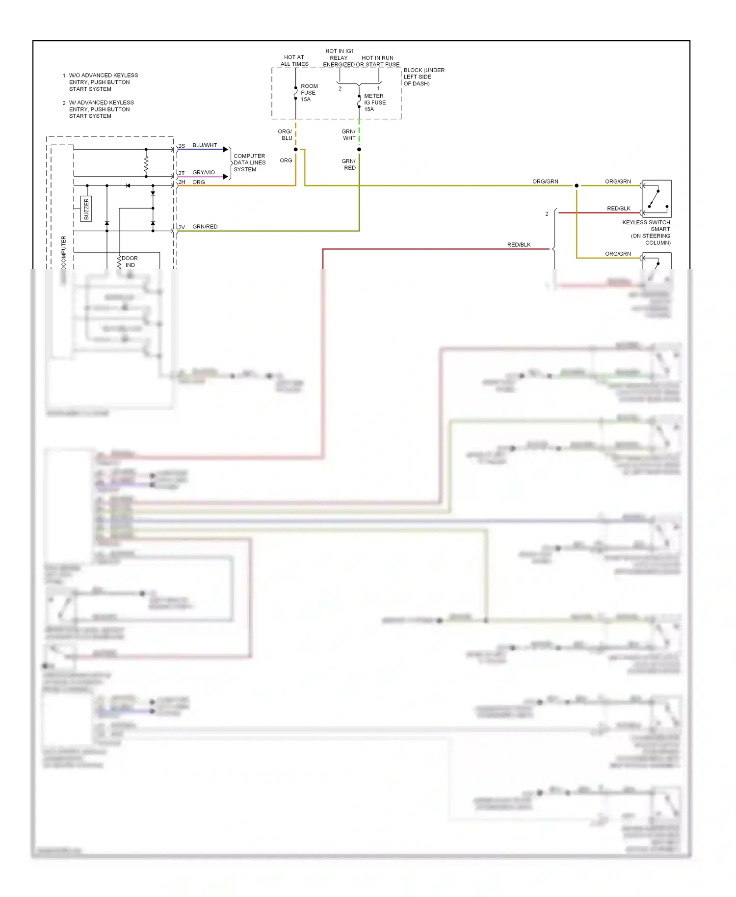 Mazda 6 GH facelift (2009-2013) brake ind wiring diagram  (2 of 3)