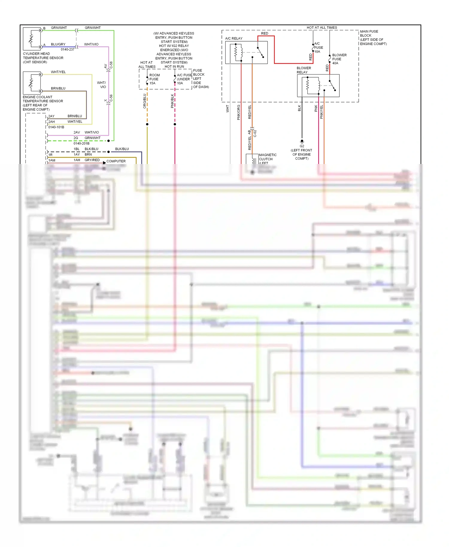 Mazda 6 GH facelift (2009-2013) cold wiring diagram  (3 of 3)