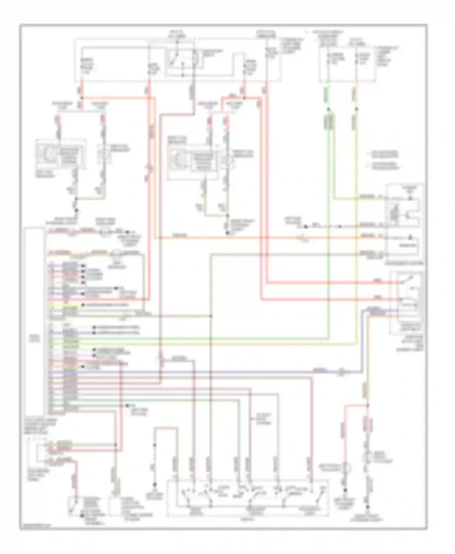 Wiring diagram discharge headlight control module for Mazda 6 GH facelift (2009-2013) (1 of 2)