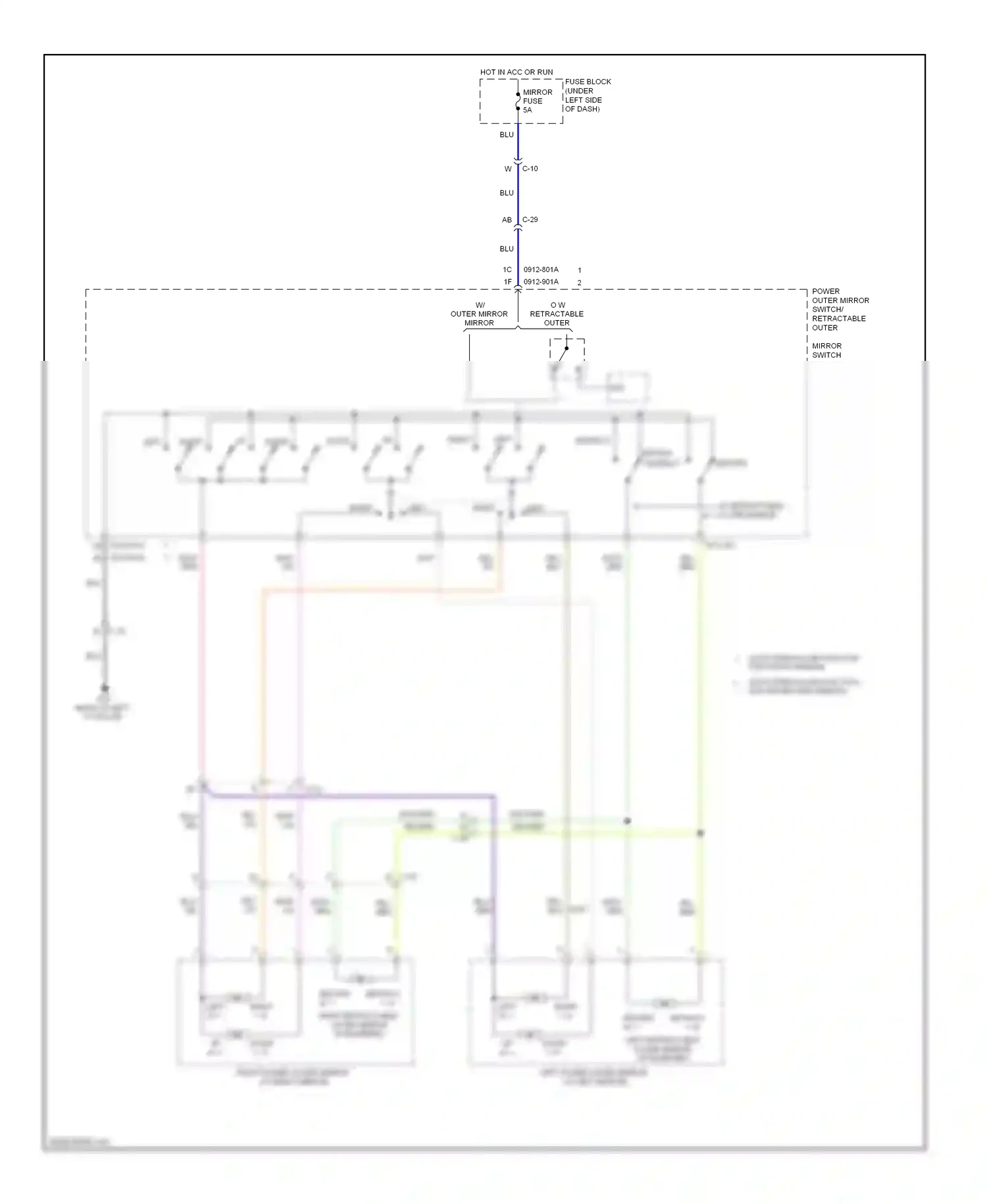 Mazda 6 GH facelift (2009-2013) down wiring diagram  (4 of 4)