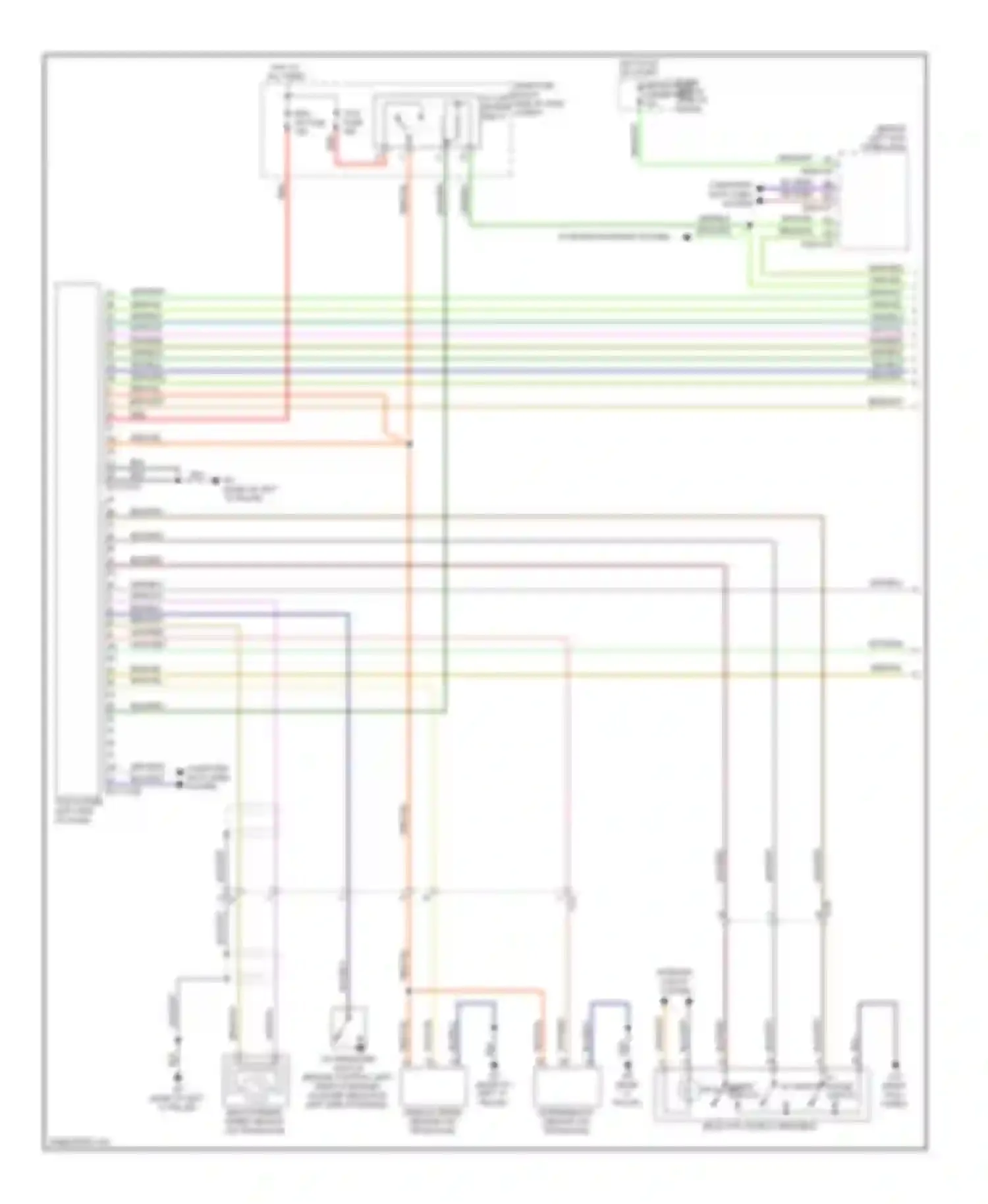 Wiring diagram fuse block for Mazda 6 GH facelift (2009-2013) (1 of 4)