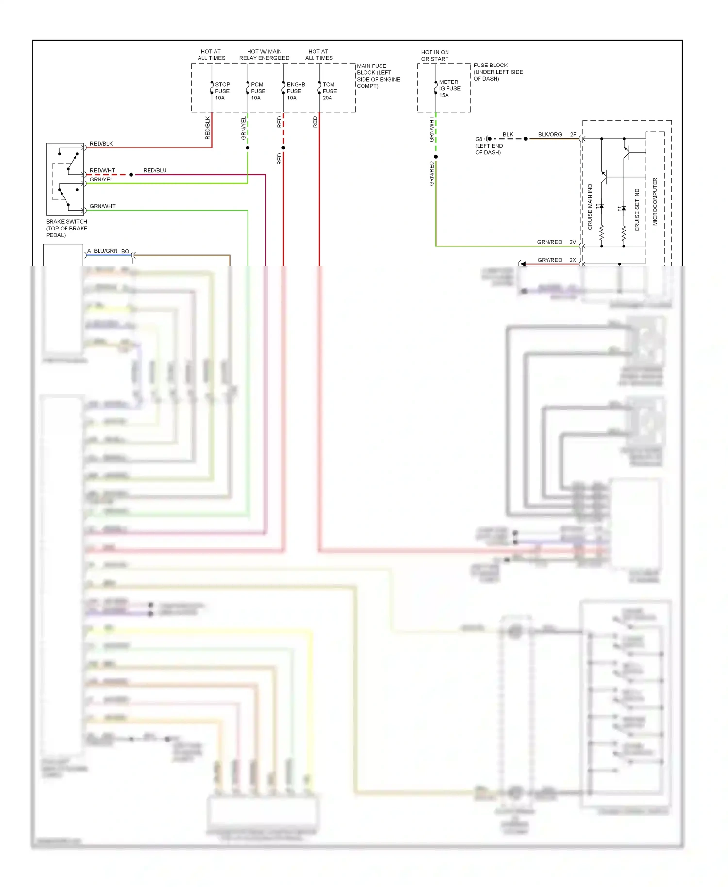 Mazda 6 GH facelift (2009-2013) grn/wht wiring diagram  (2 of 42)