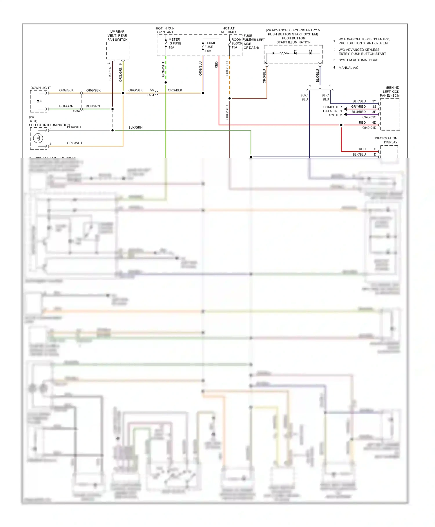 Mazda 6 GH facelift (2009-2013) gry/vio wiring diagram  (7 of 13)