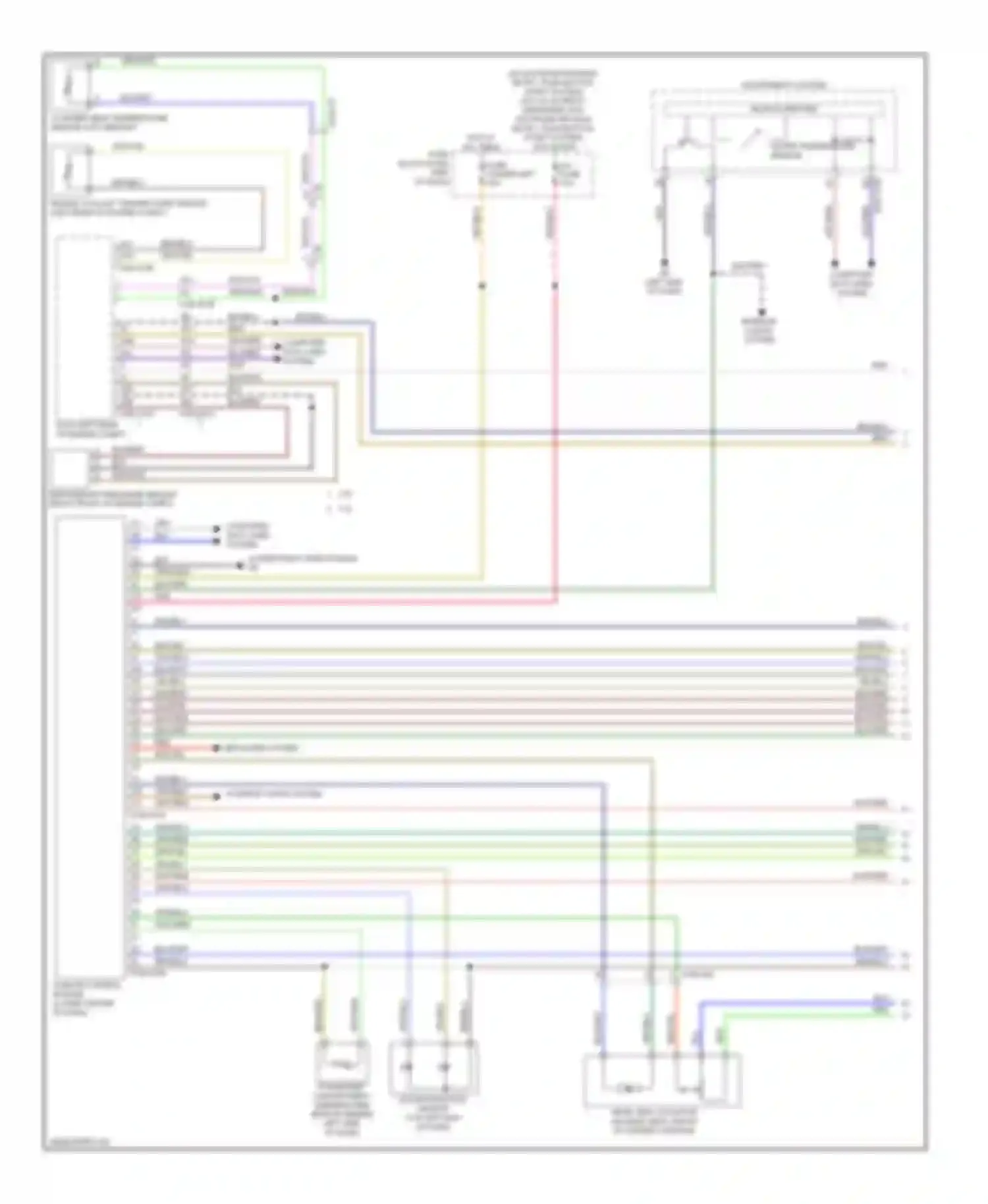 Wiring diagram instrument cluster for Mazda 6 GH facelift (2009-2013) (4 of 23)