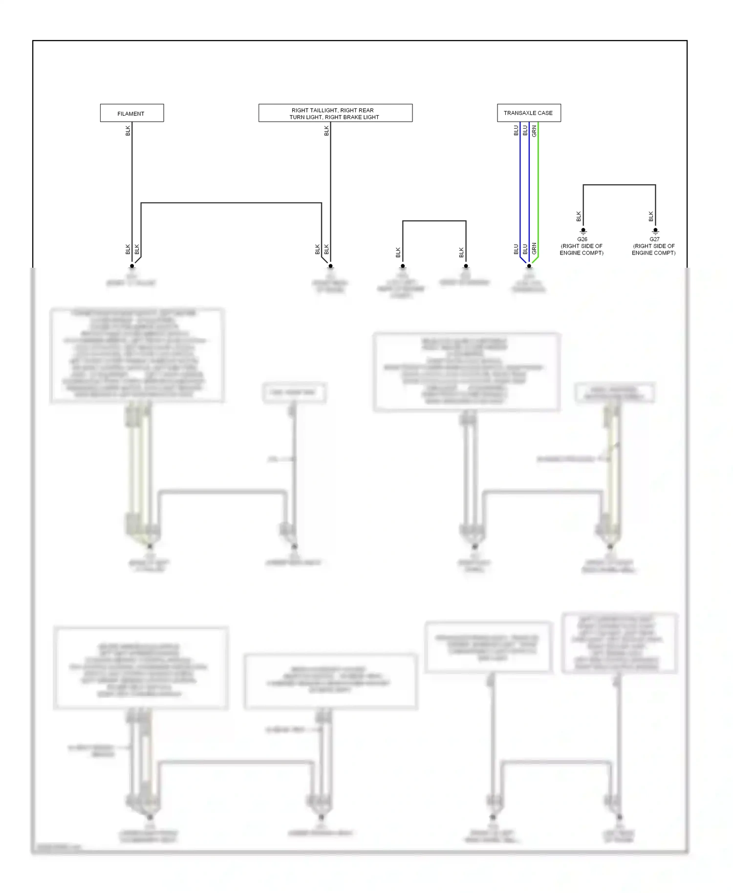 Mazda 6 GH facelift (2009-2013) light wiring diagram  (1 of 1)