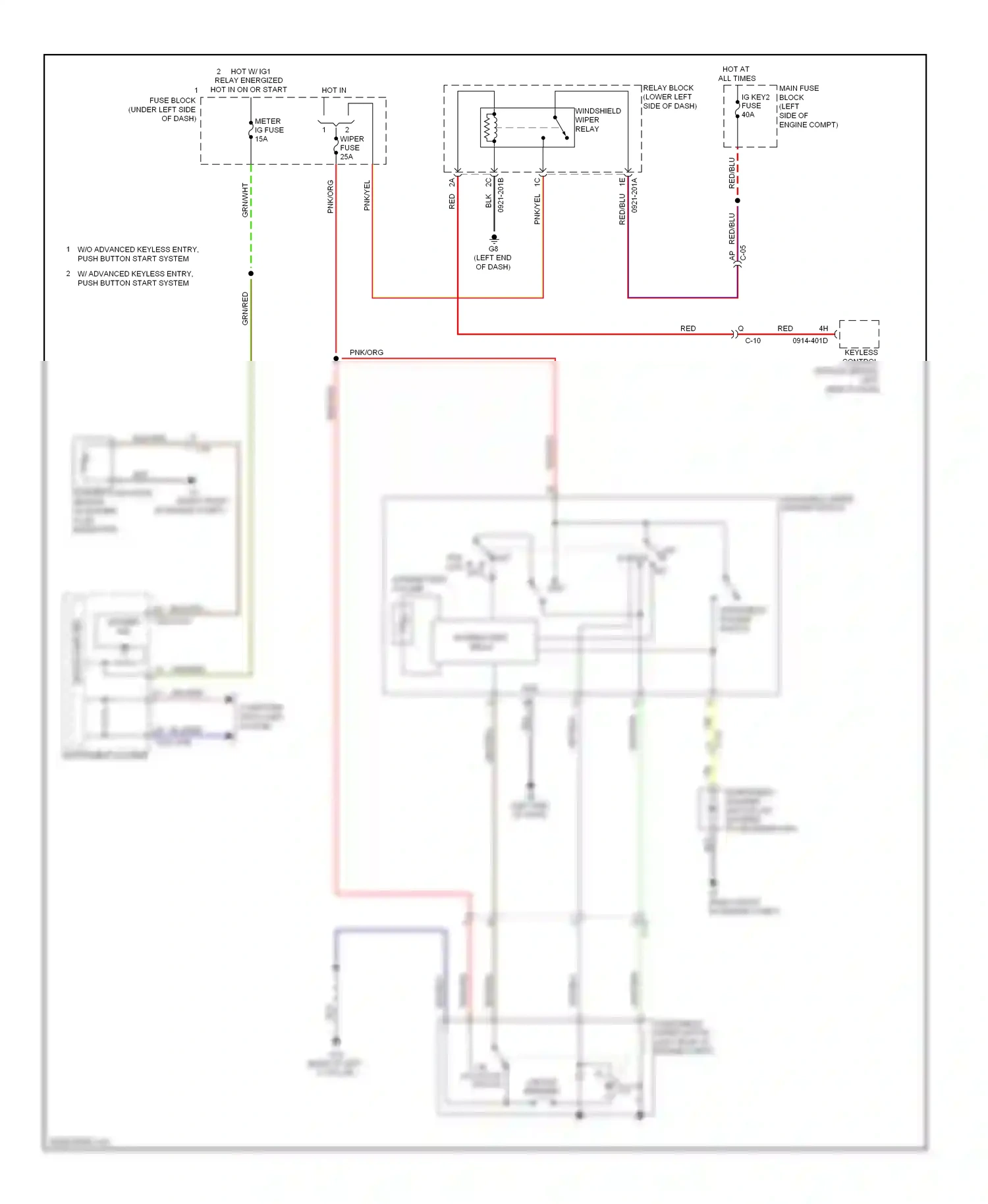 Mazda 6 GH facelift (2009-2013) microcomputer wiring diagram  (17 of 17)