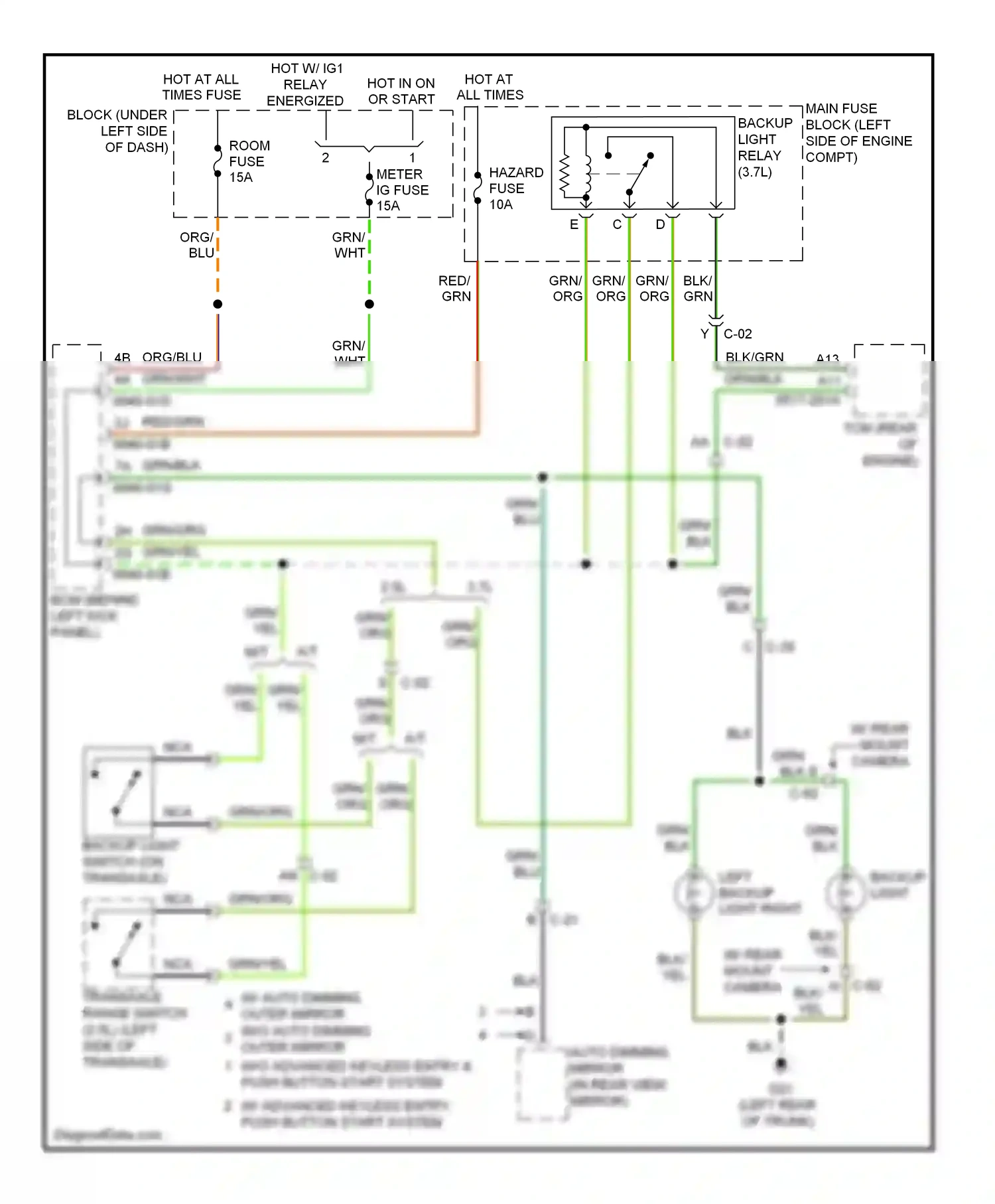 Mazda 6 GH facelift (2009-2013) nca wiring diagram  (11 of 35)