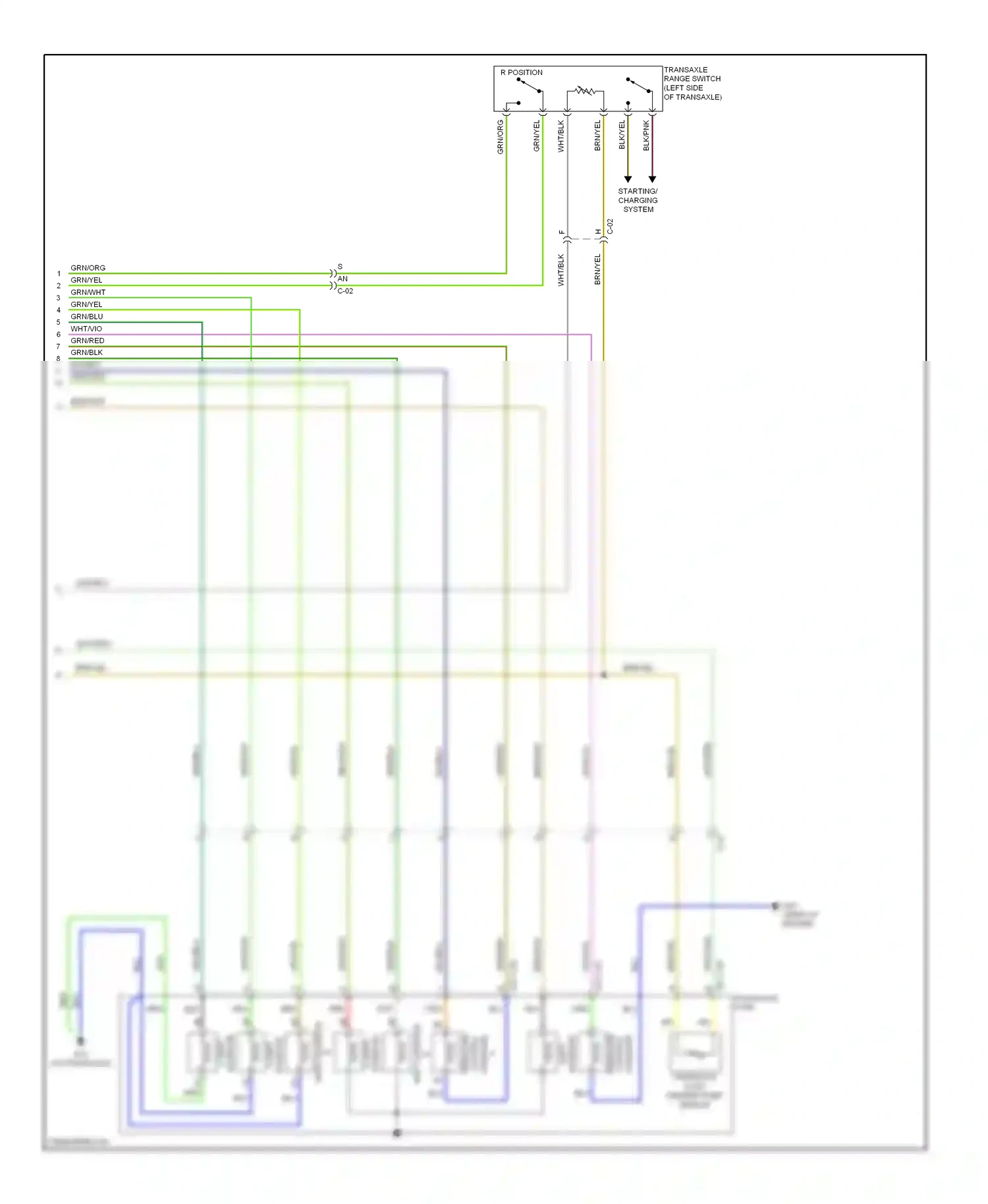 Mazda 6 GH facelift (2009-2013) (on transaxle) wiring diagram  (1 of 1)