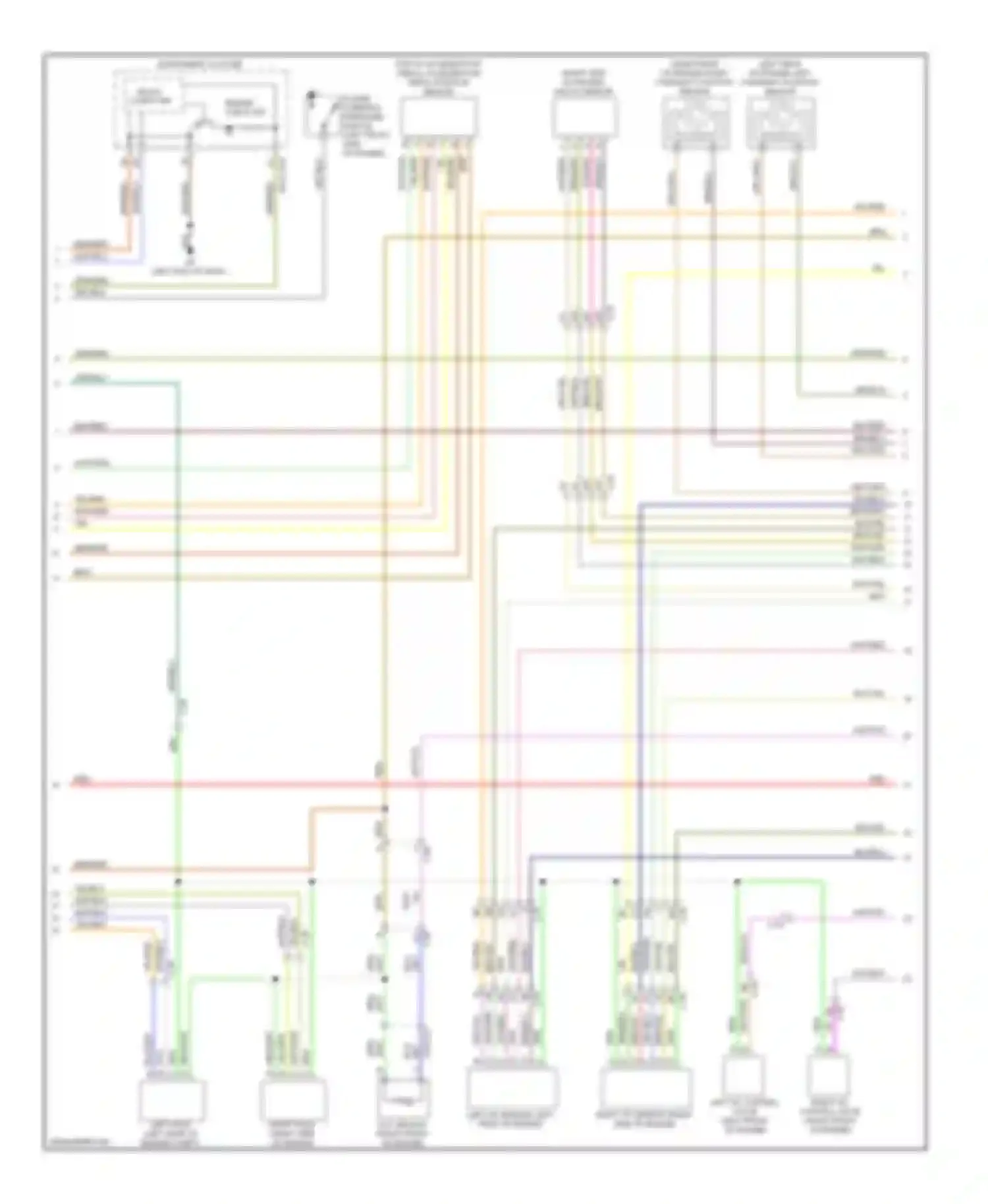 Wiring diagram (right side of engine for Mazda 6 GH facelift (2009-2013) (1 of 1)