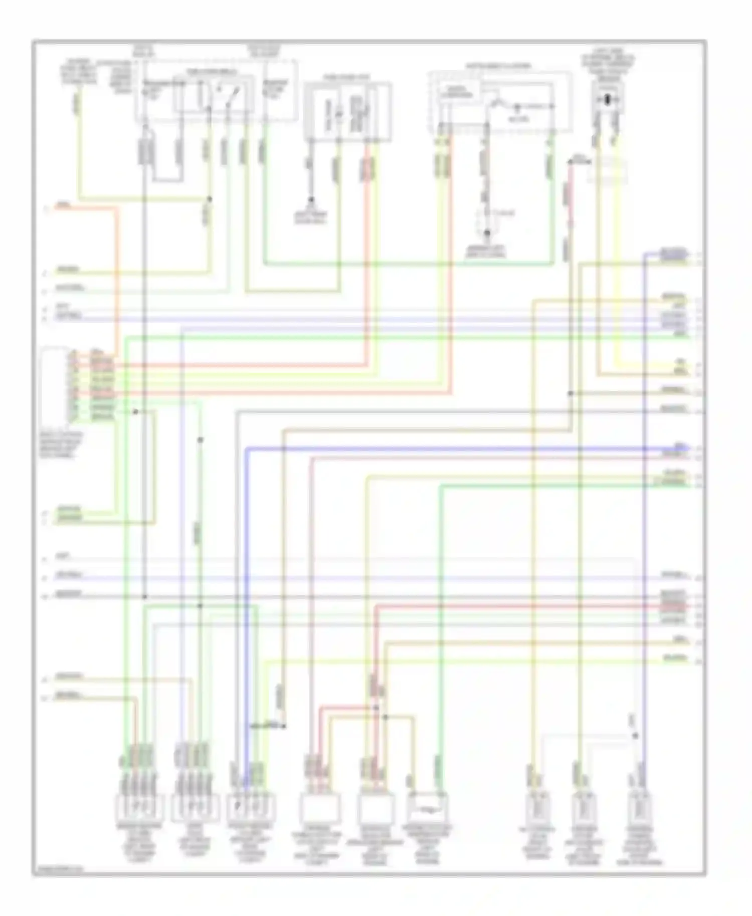 6 Mazda GH (2007-2009): Wiring diagram engine performance 2.3l, california (2 of 3)