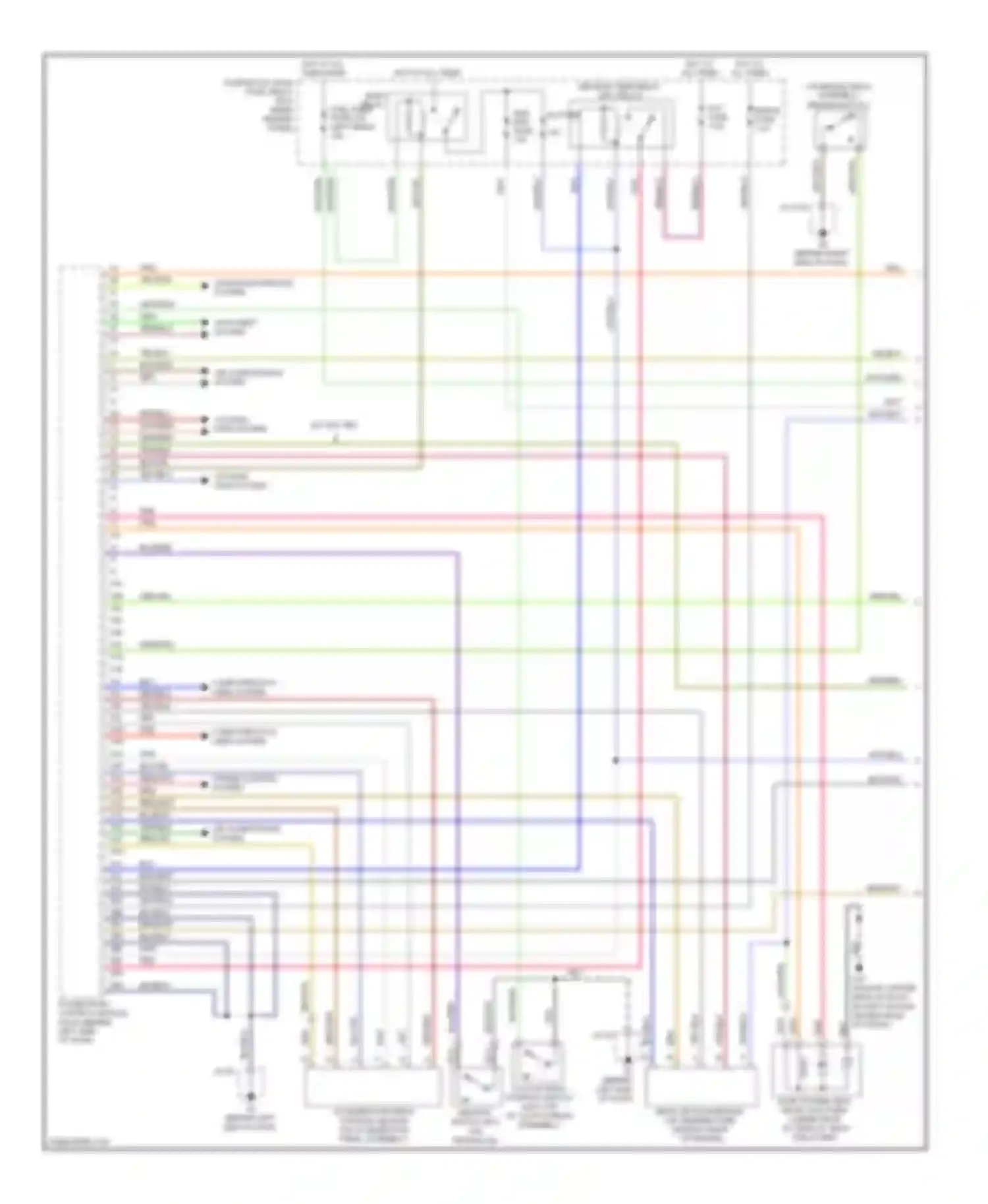 6 Mazda GH (2007-2009): Wiring diagram engine performance 2.3l, except california (1 of 3)