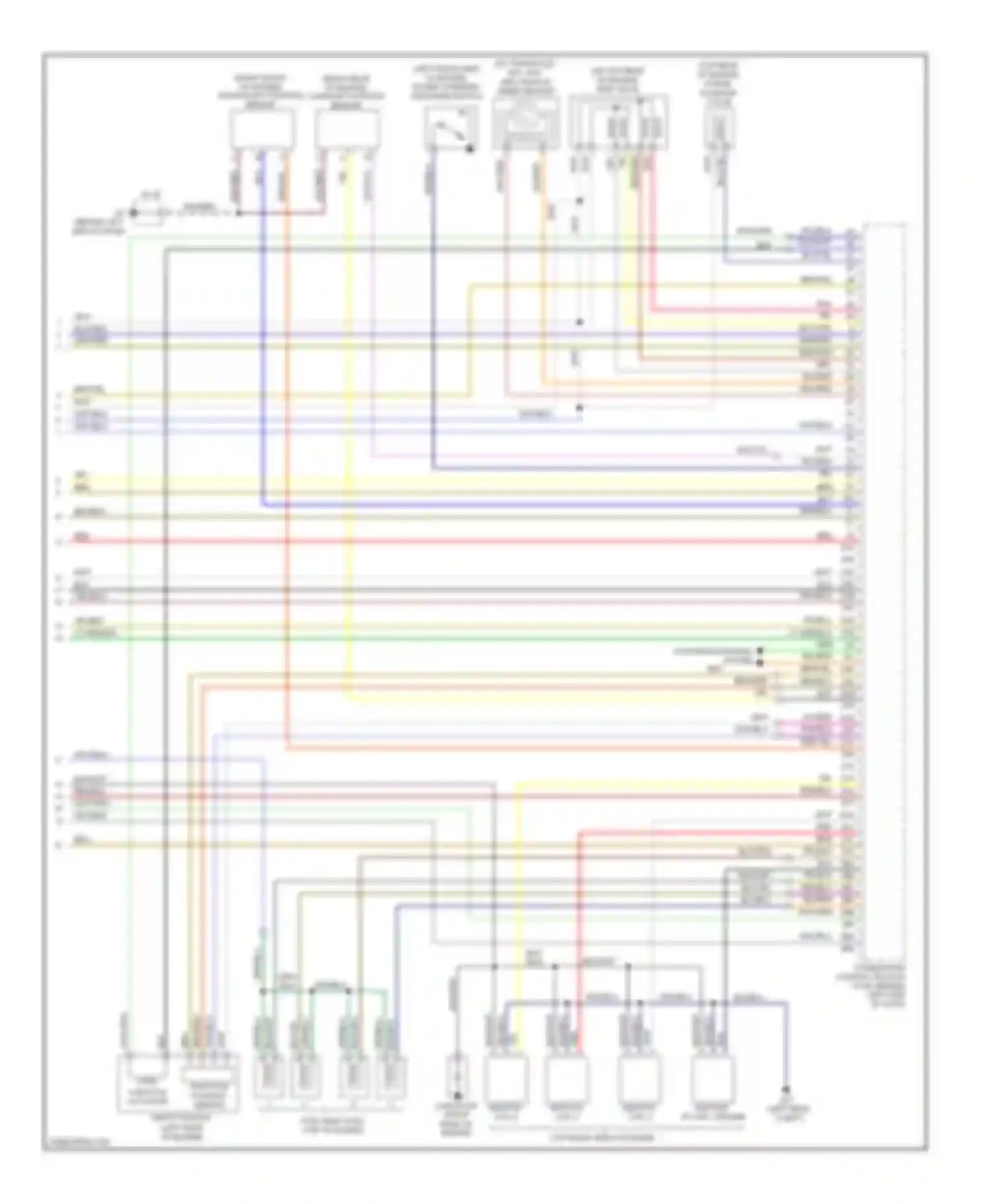 6 Mazda GH (2007-2009): Wiring diagram engine performance 2.3l, except california (3 of 3)