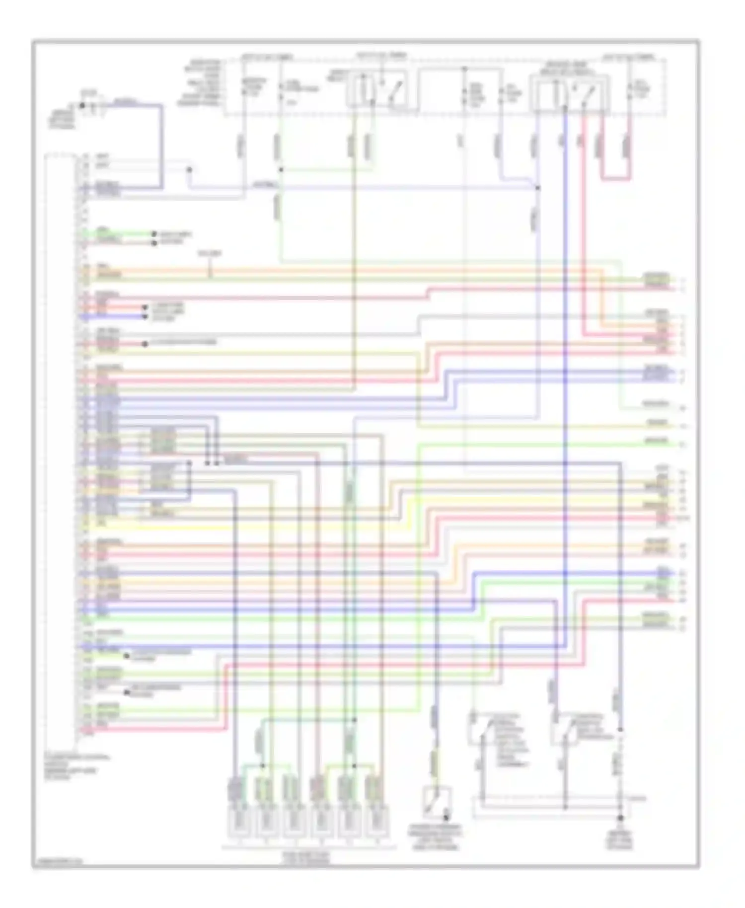 6 Mazda GH (2007-2009): Wiring diagram engine performance 3.0l (1 of 4)