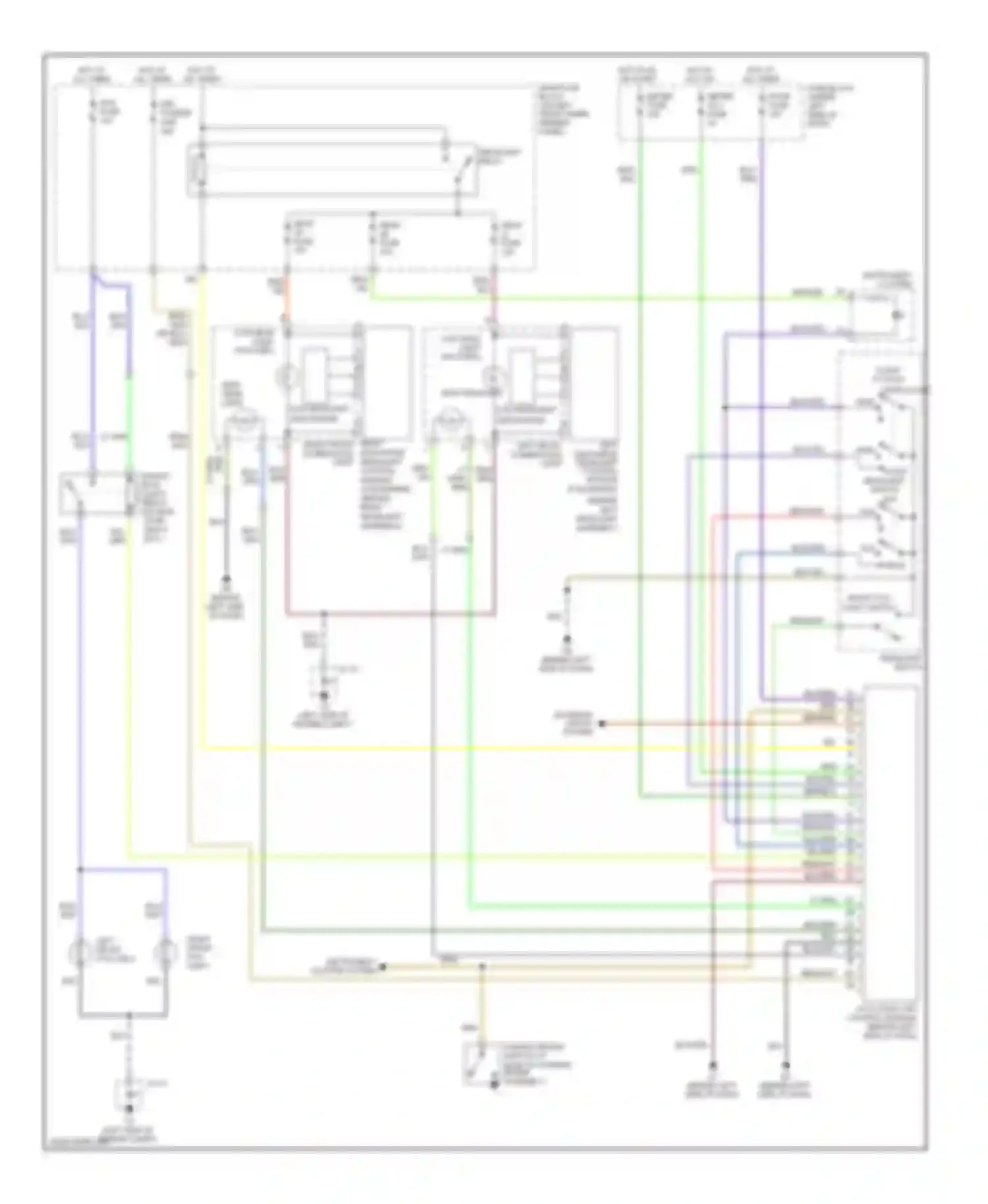 6 Mazda GH (2007-2009): Headlights circuit, with drl