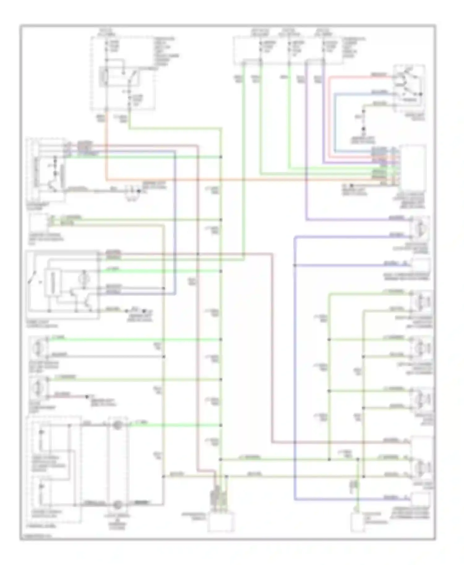 6 Mazda GH (2007-2009): Instrument illumination circuit