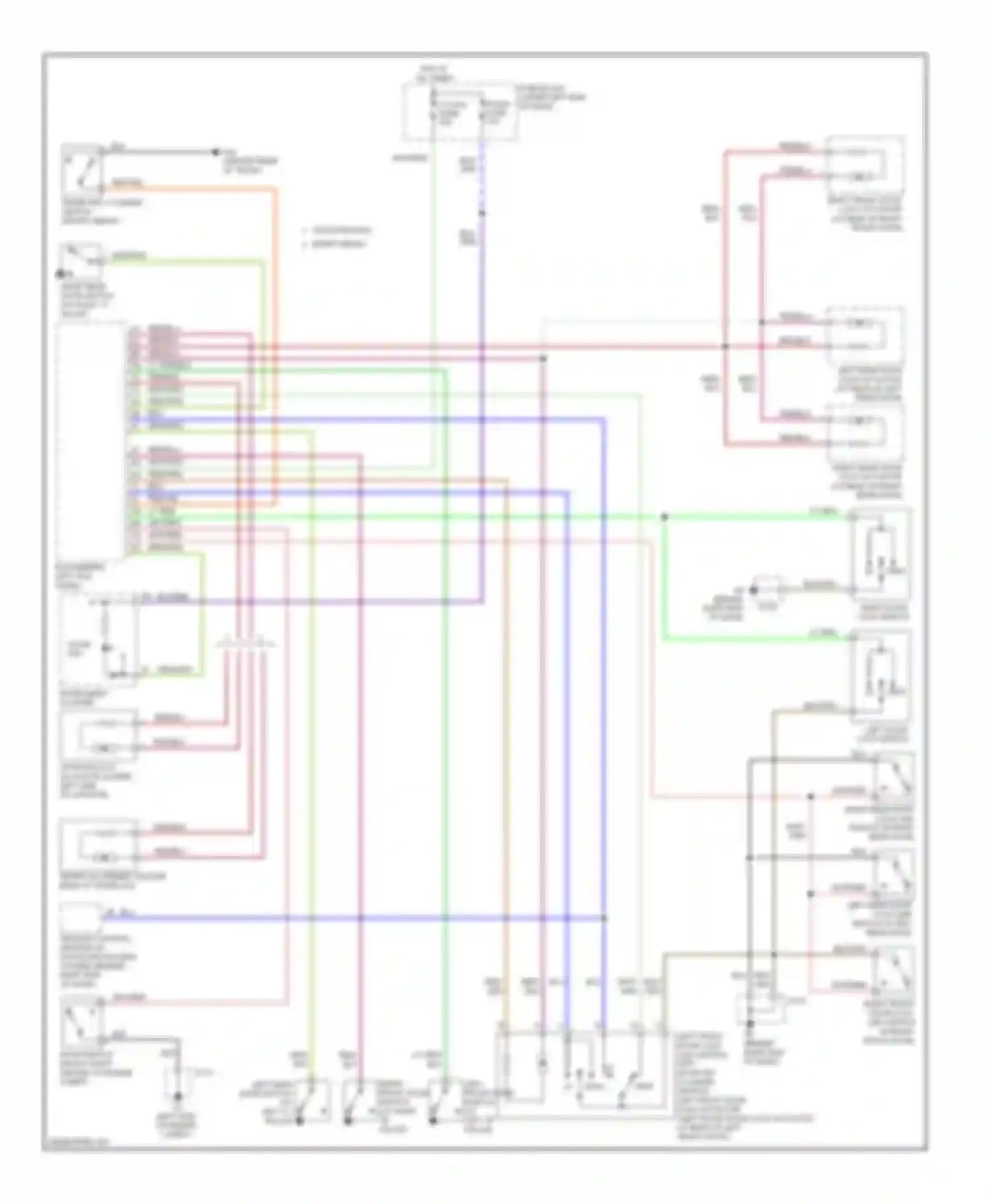 6 Mazda GH (2007-2009): Door lock circuit