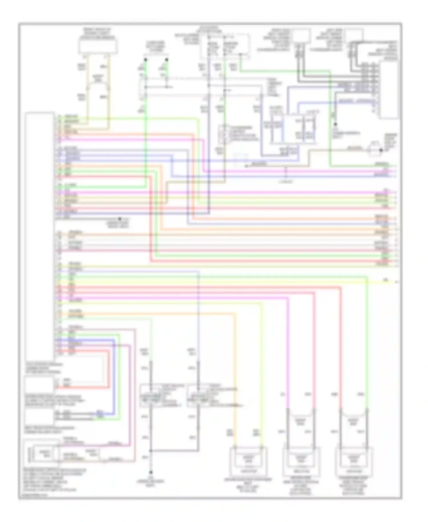 6 Mazda GH (2007-2009): Supplemental restraints circuit (1 of 2)