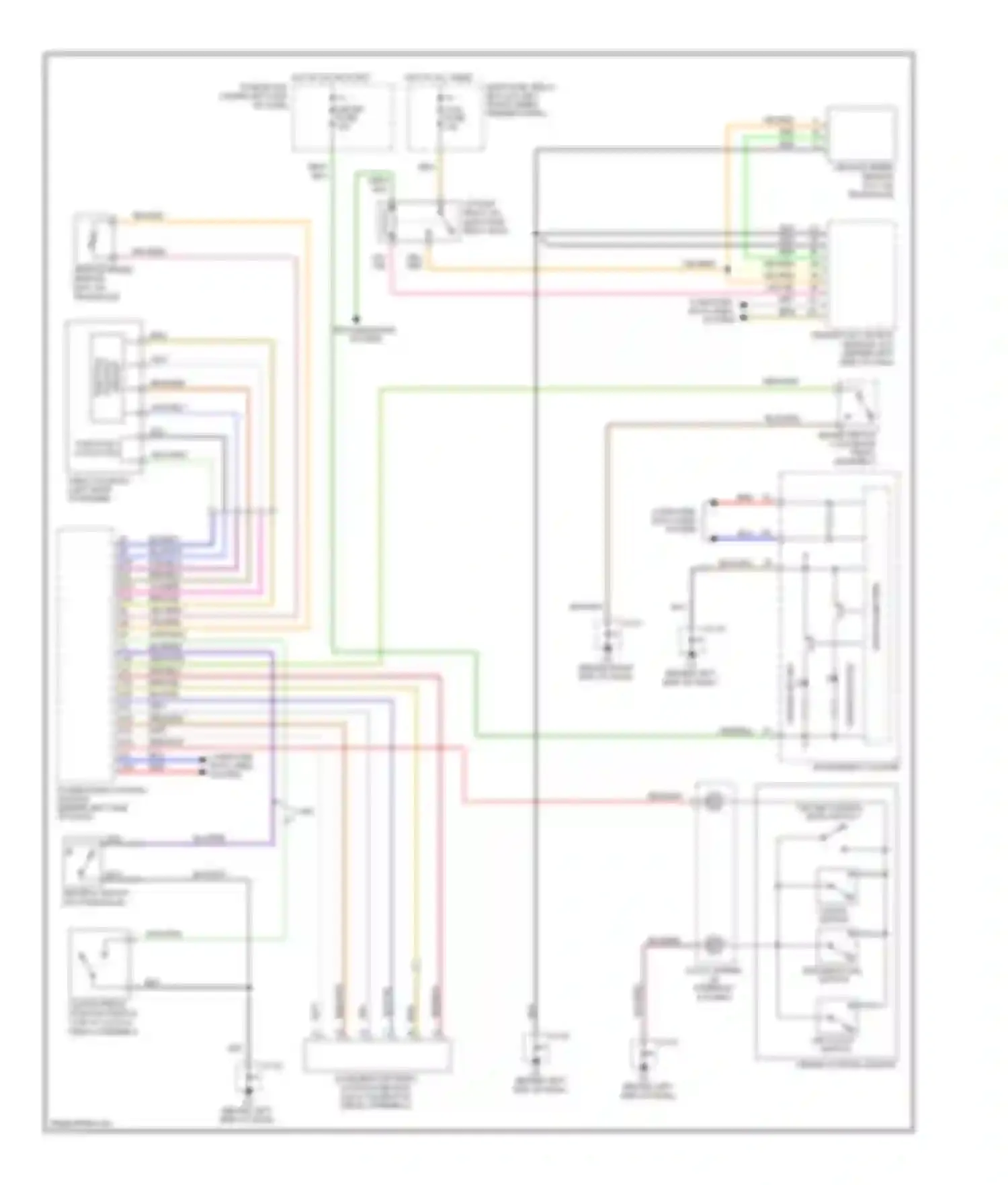 Wiring diagram blk/org for Mazda 6 GH (2007-2009) (2 of 36)