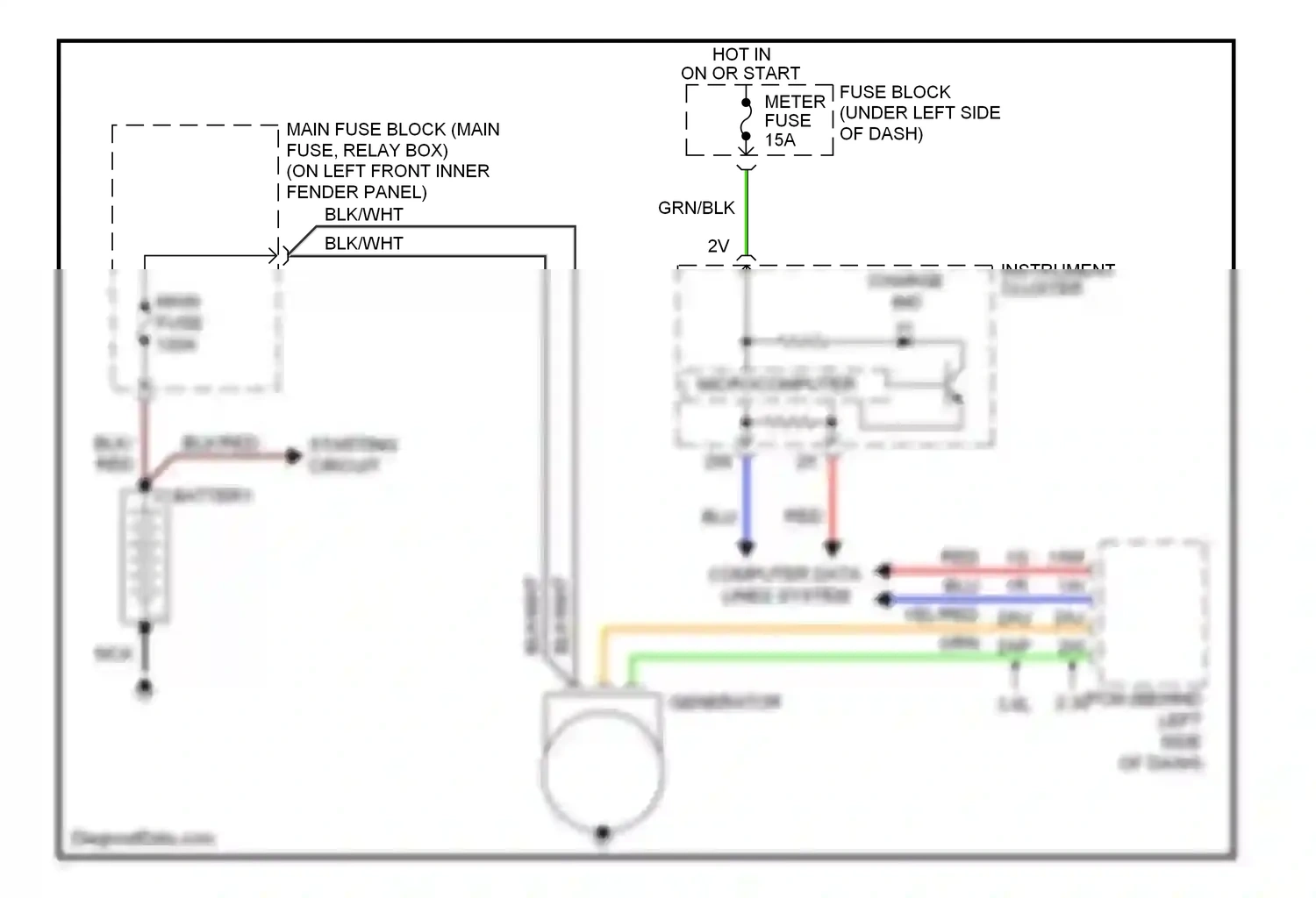 Mazda 6 GH (2007-2009) blk/wht wiring diagram  (22 of 24)