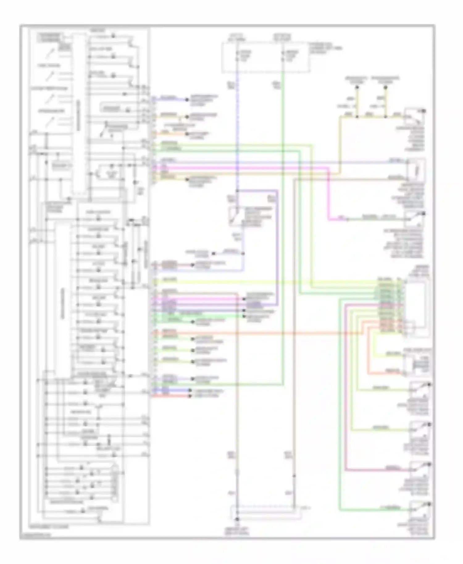 Wiring diagram gear position ind for Mazda 6 GH (2007-2009) (3 of 3)