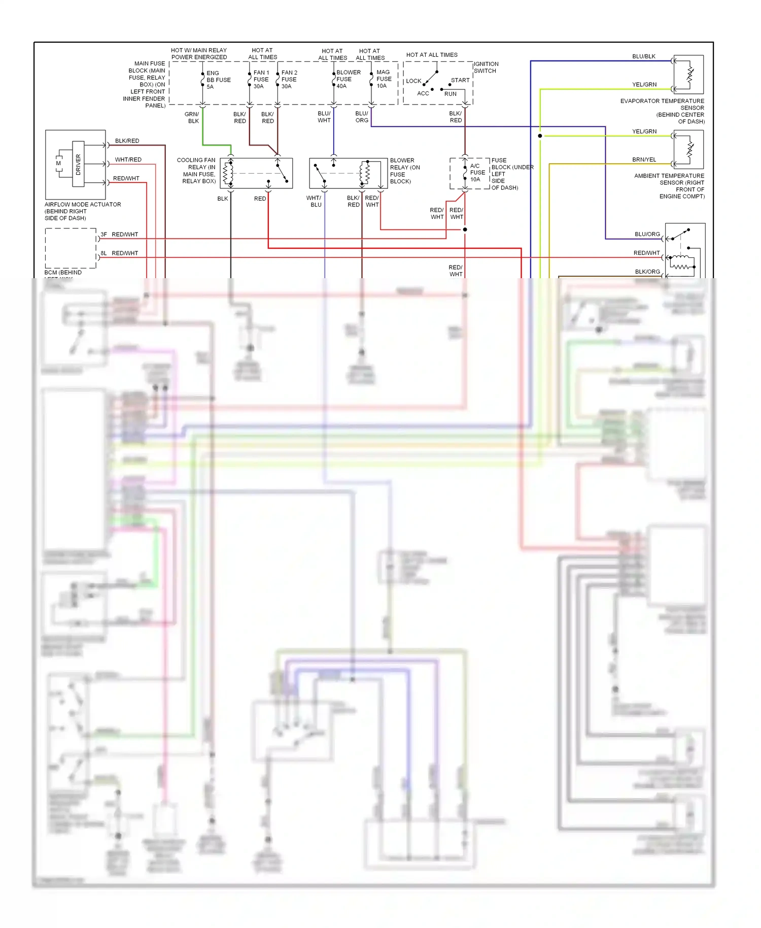 Mazda 6 GH (2007-2009) lock wiring diagram  (2 of 2)