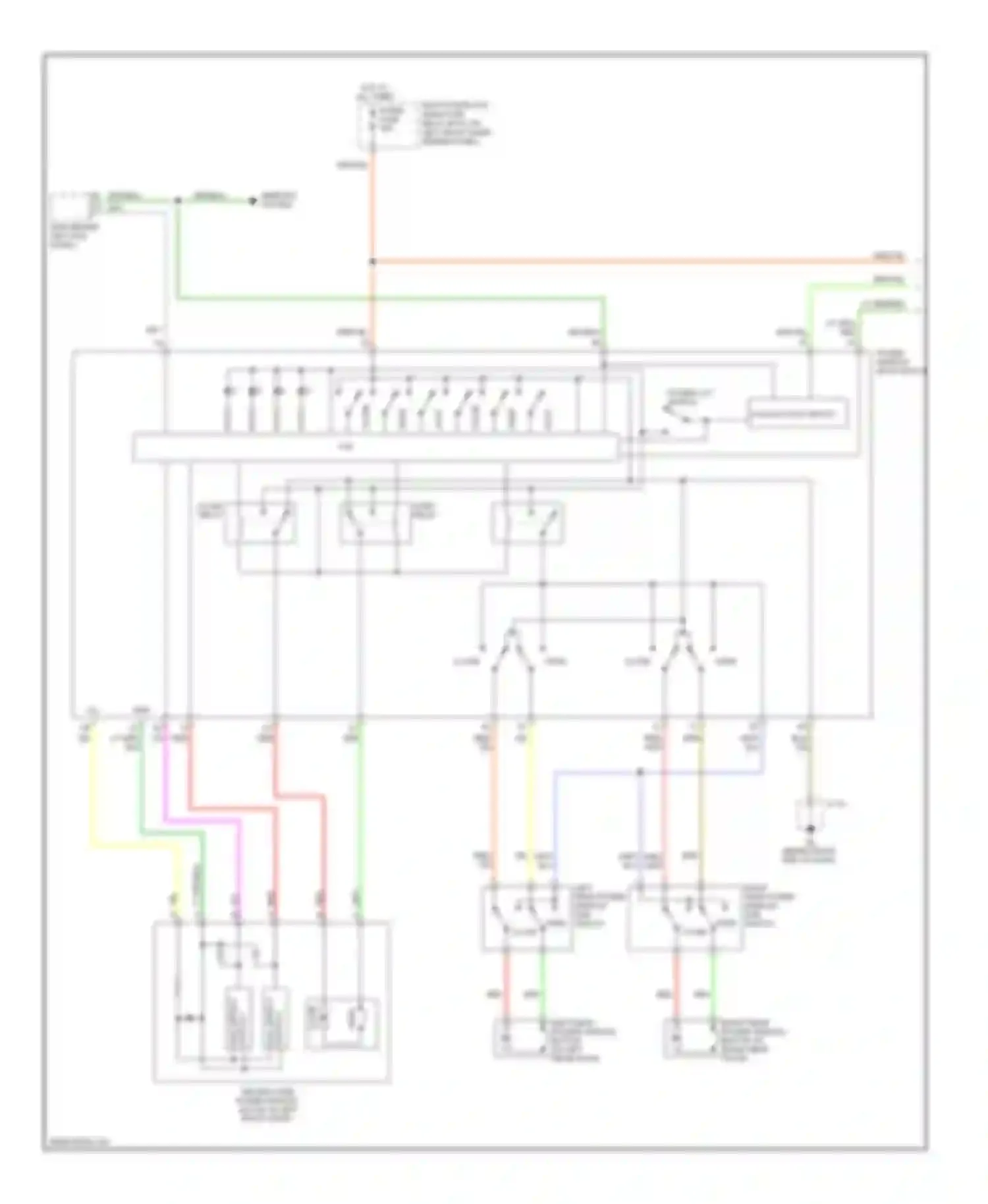 Wiring diagram open relay for Mazda 6 GH (2007-2009) (1 of 2)
